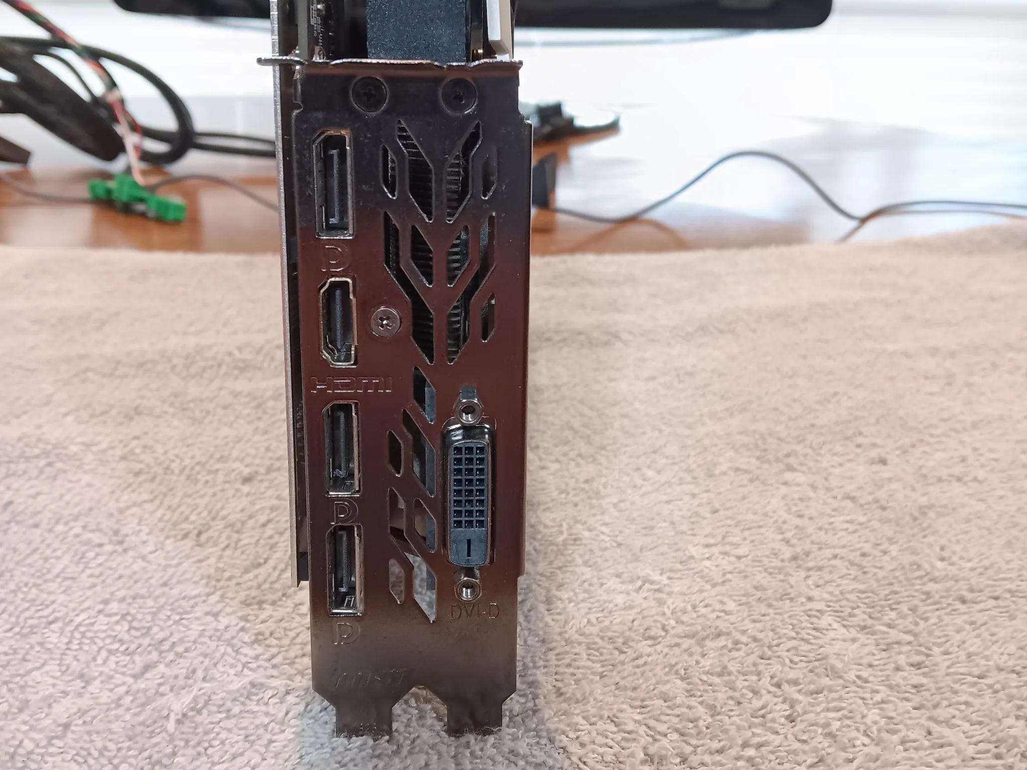 MSI GeForce GTX-1070ti Titanium Edition 8GB DDR5 RAM Like New