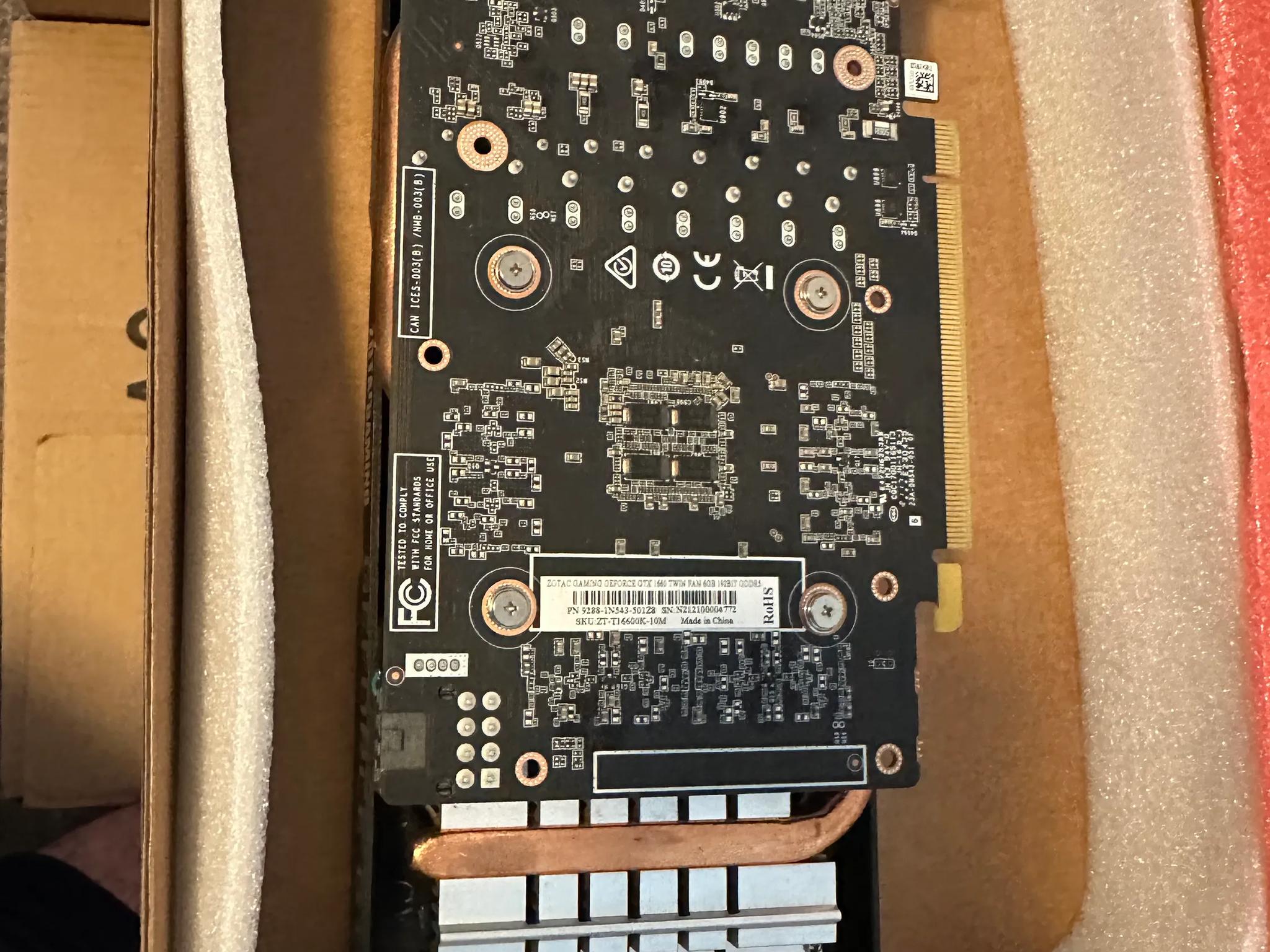 OPEN BOX Zotac Gaming GeForce GTX 1660 Twin Fan 6GB