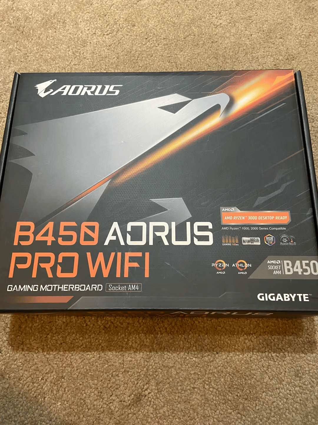 Gigabyte B450 AORUS PRO WIFI - ATX MOTHERBOARD