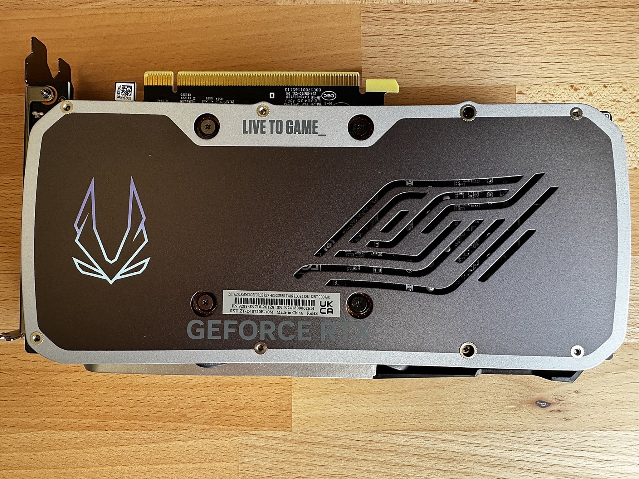 Zotac Twin Edge GeForce RTX 4070 SUPER