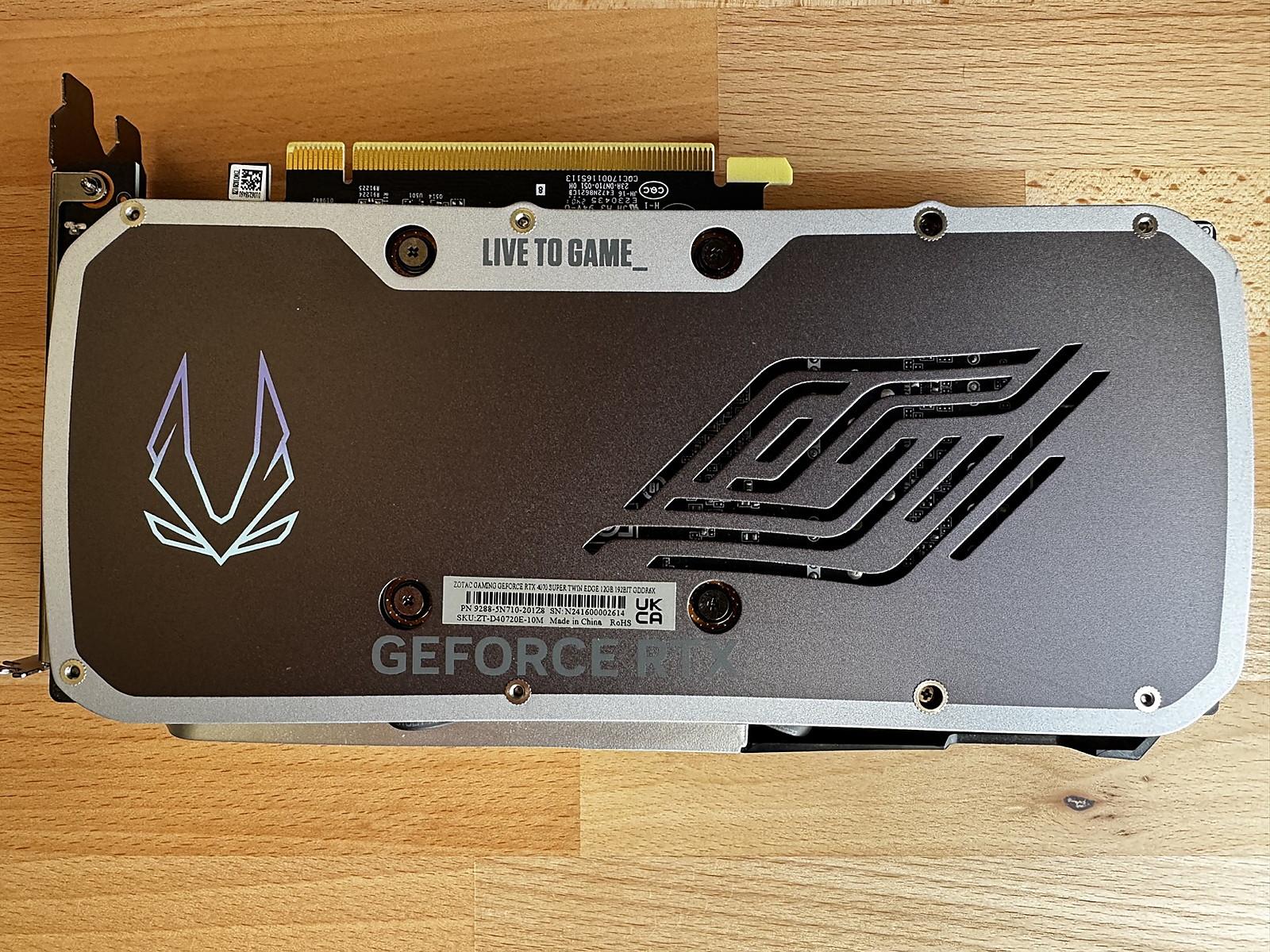 Zotac Twin Edge GeForce RTX 4070 SUPER