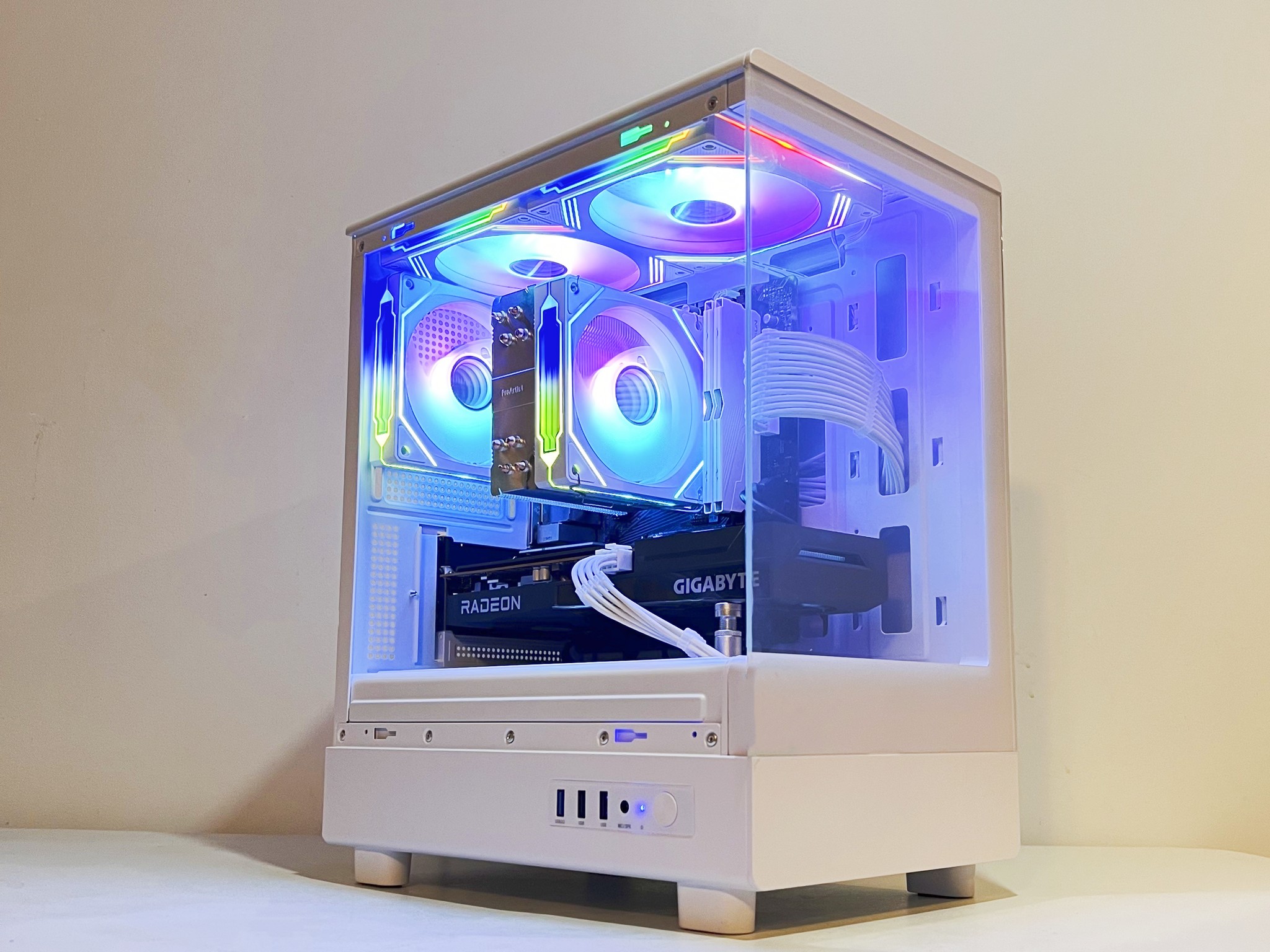 🔥SALE🔥 R5-5600|RX 6600|32GB RAM|1TB M.2||WIFI|ARGB Fans| -DepxTech Pre-Built PC