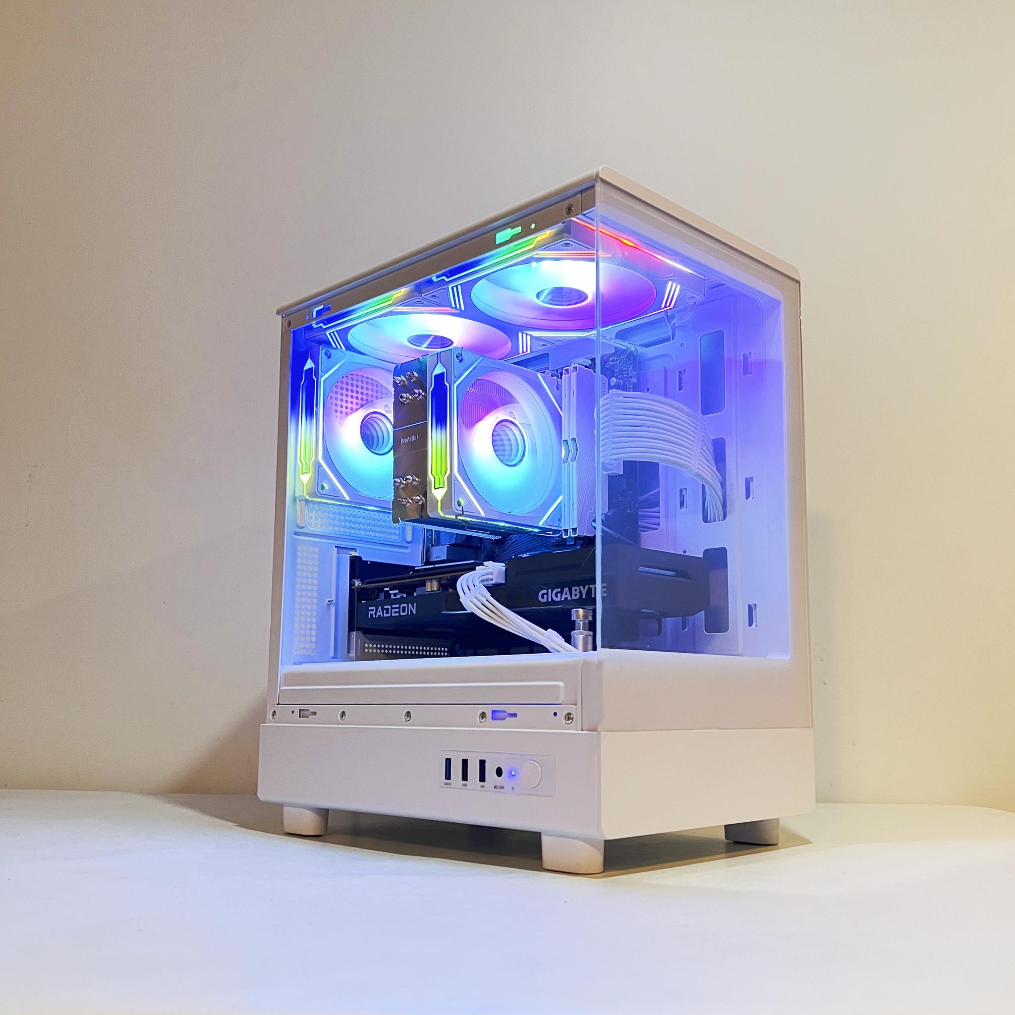 🔥SALE🔥 R5-5600|RX 6600|32GB RAM|1TB M.2||WIFI|ARGB Fans| -DepxTech Pre-Built PC