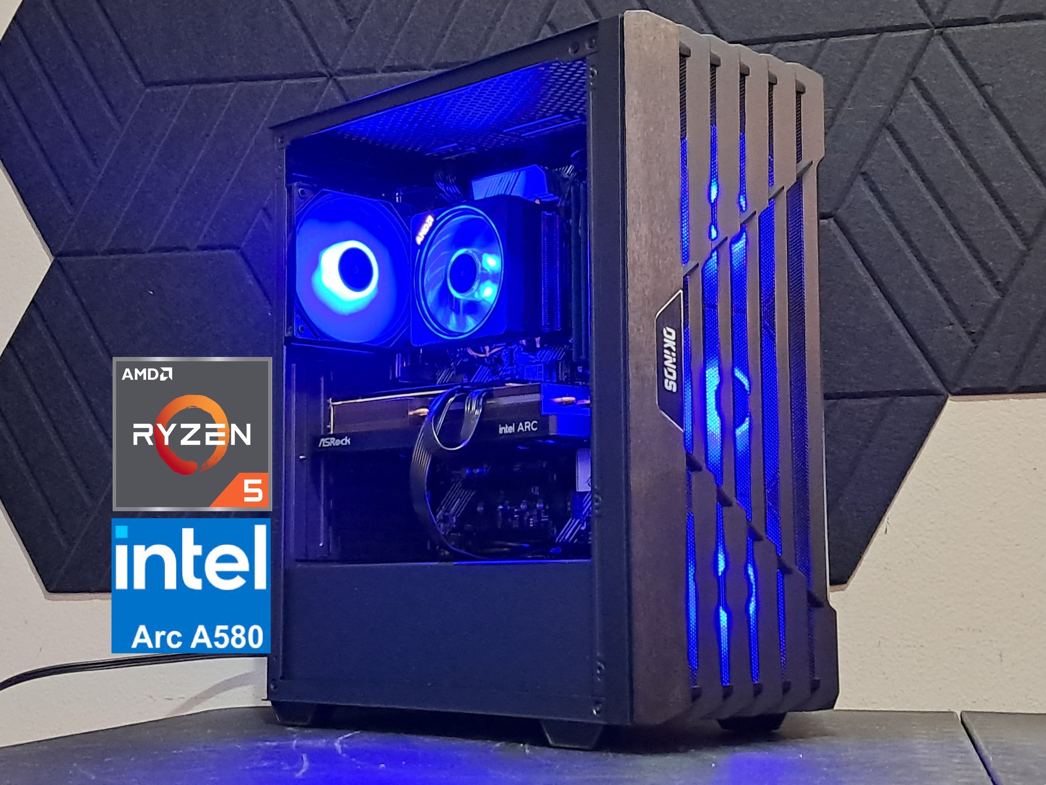 Ryzen/Arc Gaming PC | Full PCIe 4.0 | 16GB DDR4 | 750GB SSD | WiFi