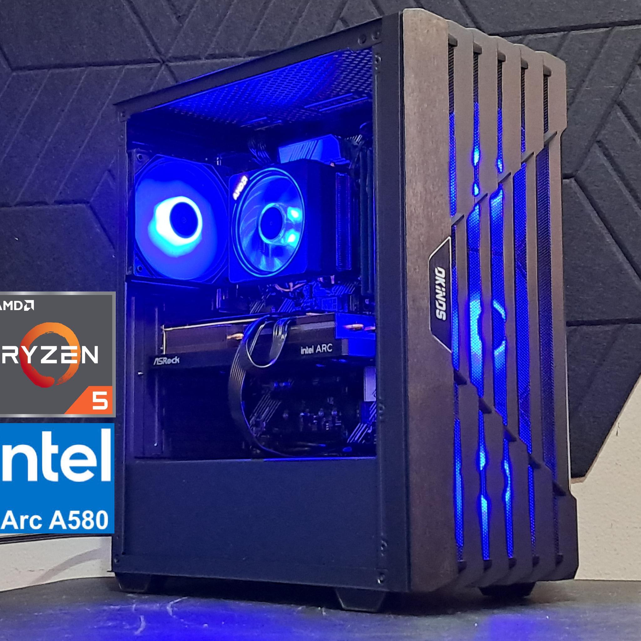 Ryzen/Arc Gaming PC | Full PCIe 4.0 | 16GB DDR4 | 750GB SSD | WiFi