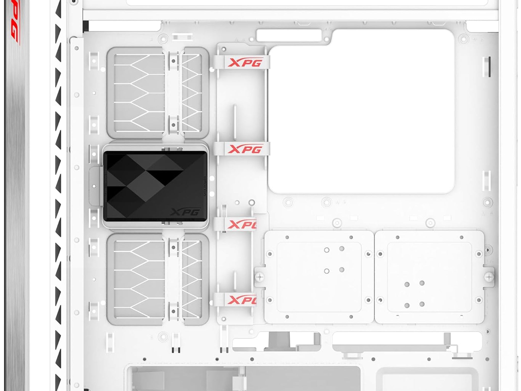 XPG Battlecruiser II with Prime White Mid-Tower ATX Computer Gaming Case