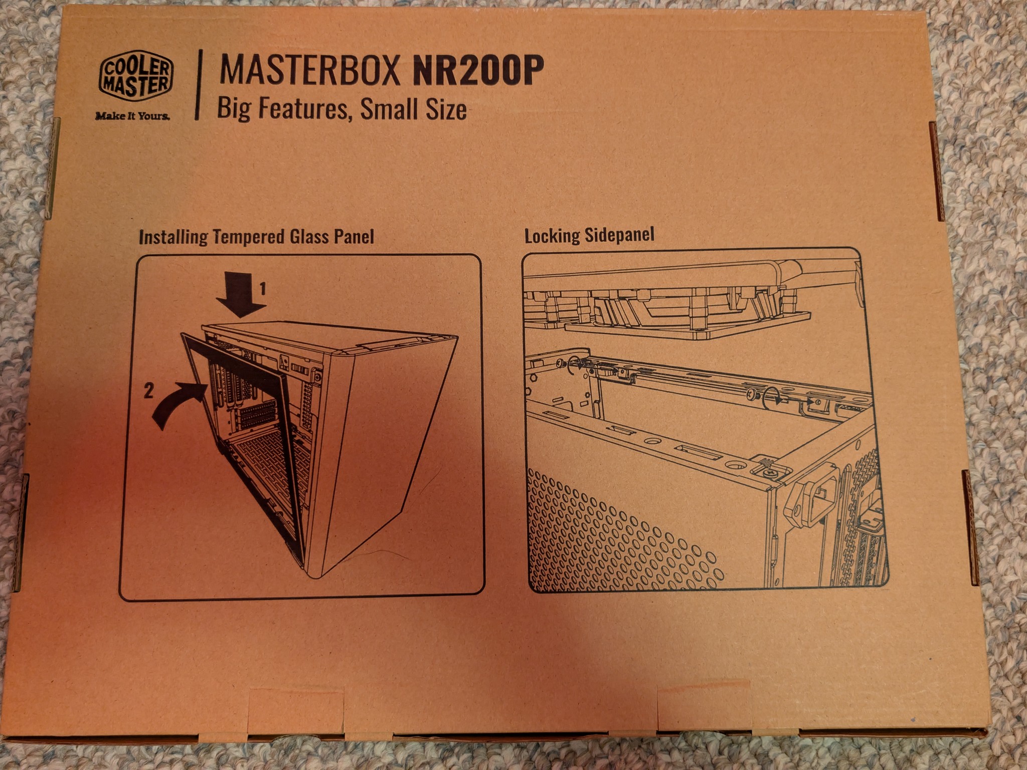 Cooler Master Masterbox NR200P Tempered Glass Panel