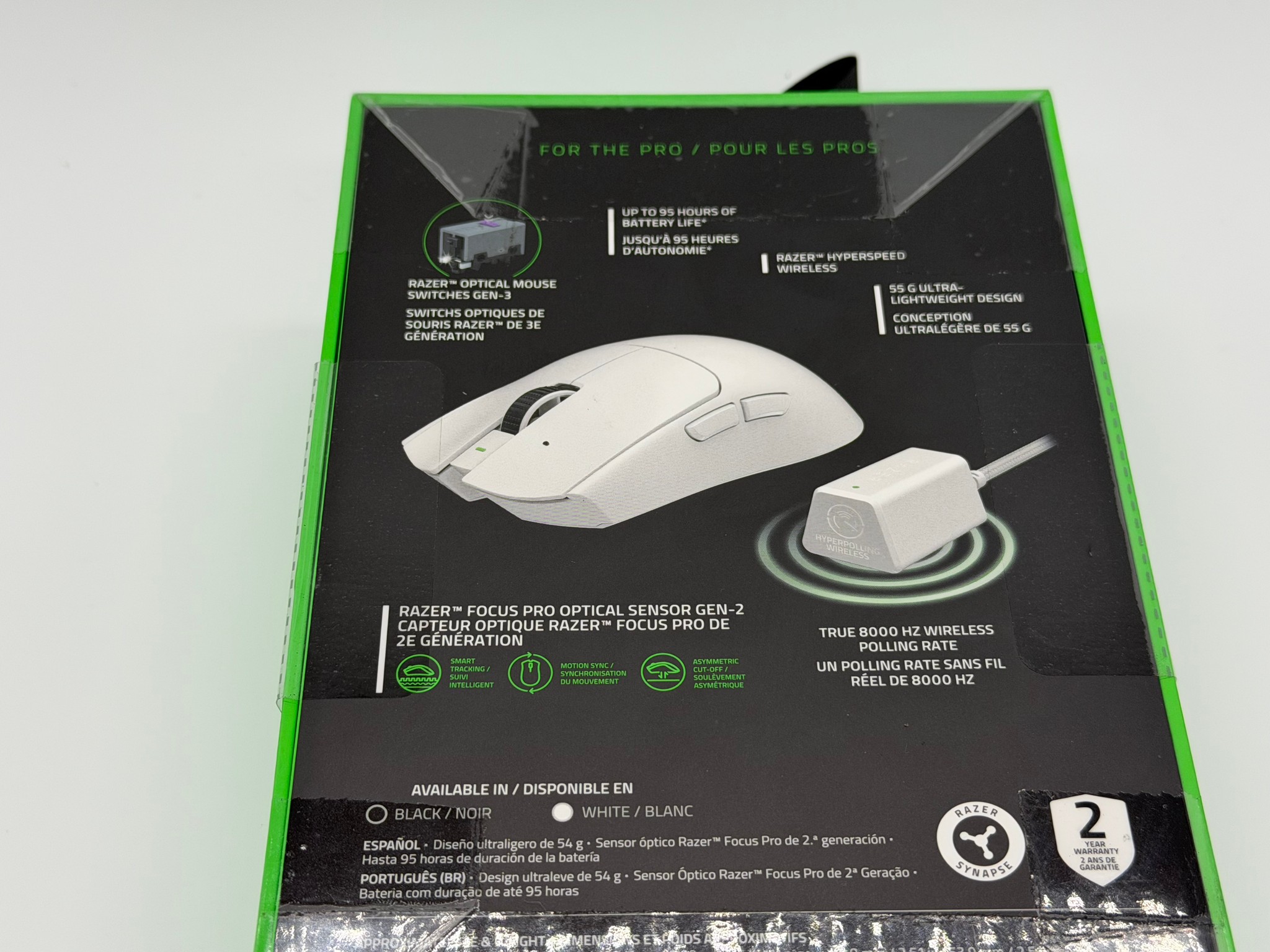 Razer Viper V3 Pro White Edition Gen-3