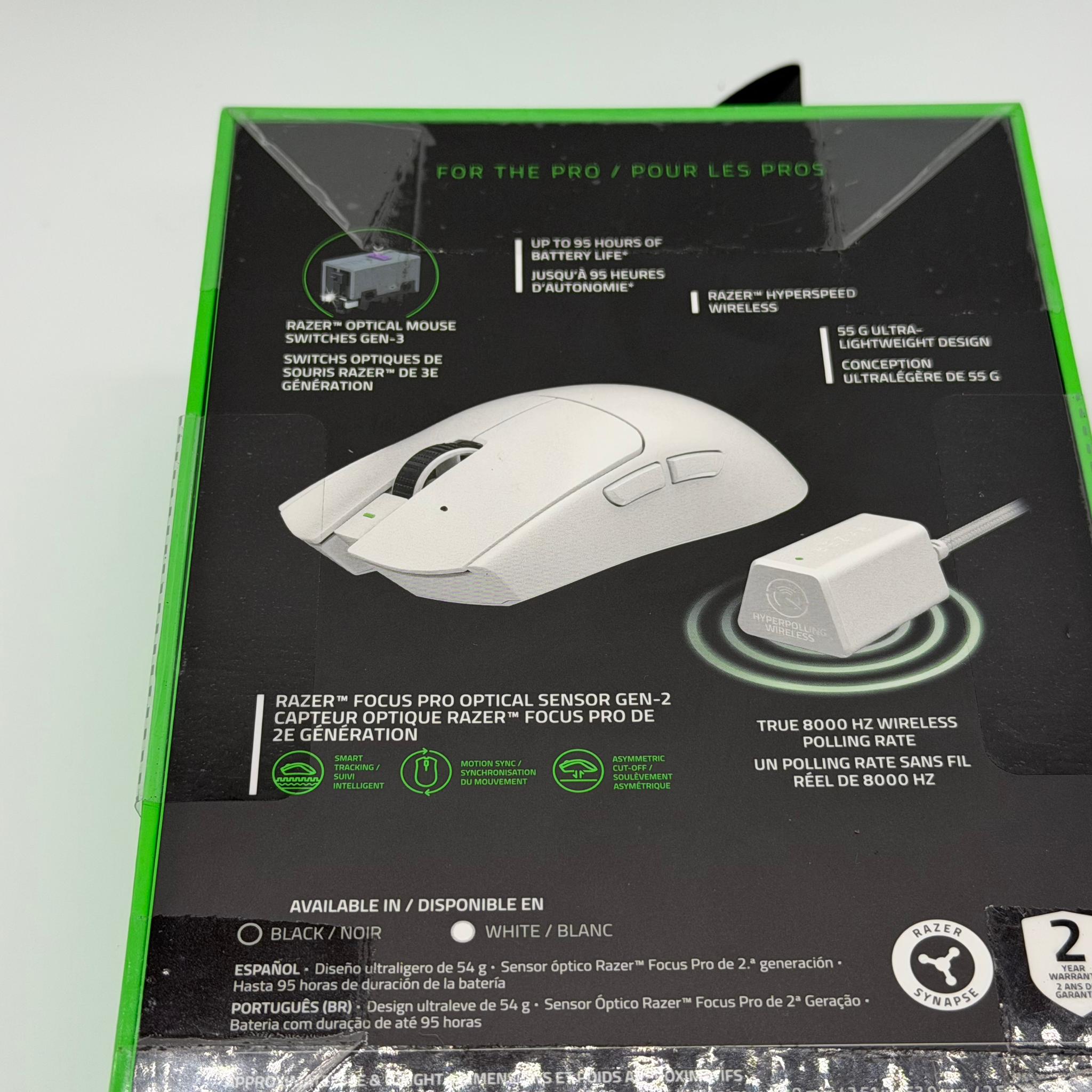 Razer Viper V3 Pro White Edition Gen-3