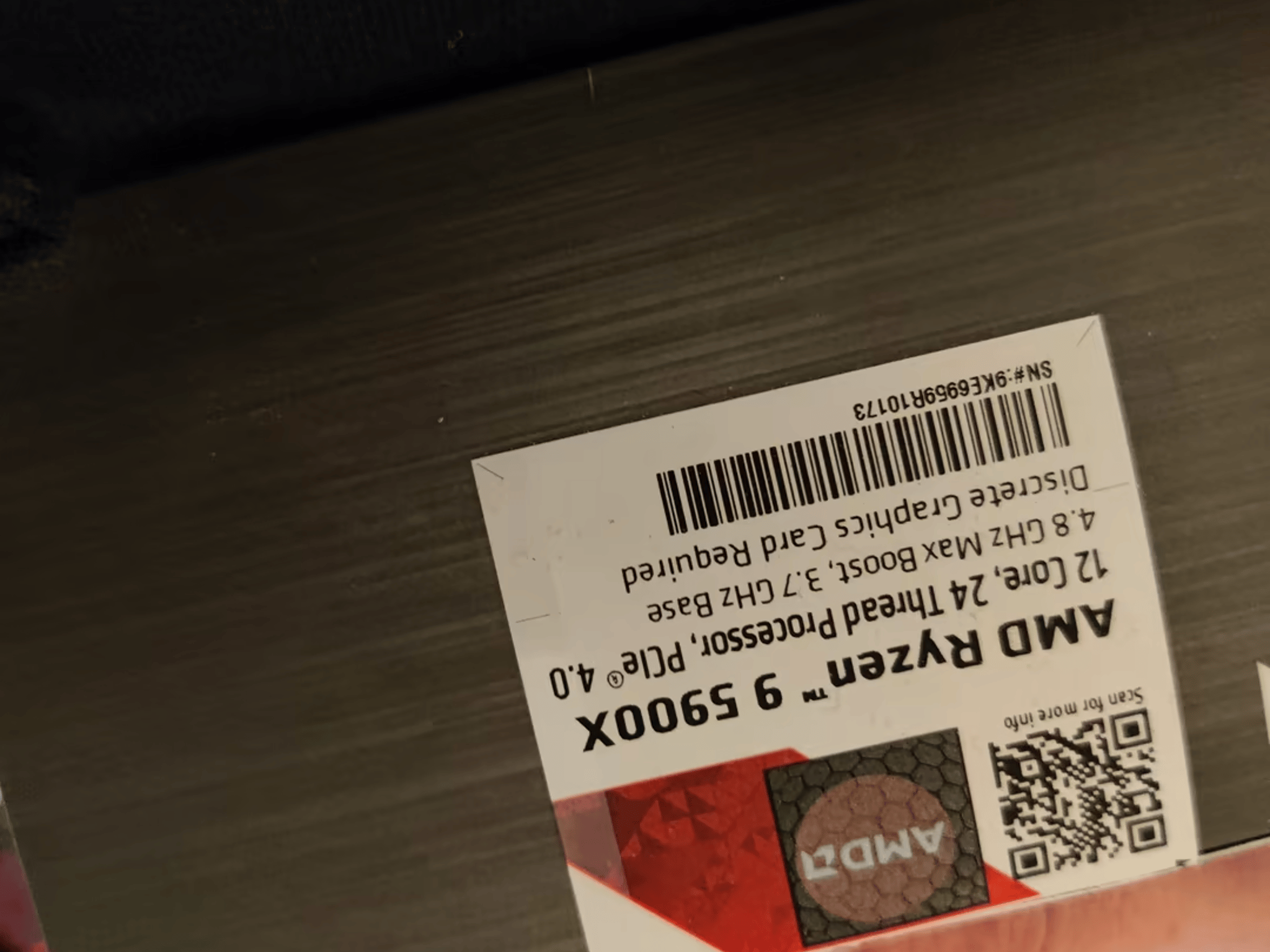 AMD Ryzen 5900x 3.7 GHz 12 Core Gaming Processor