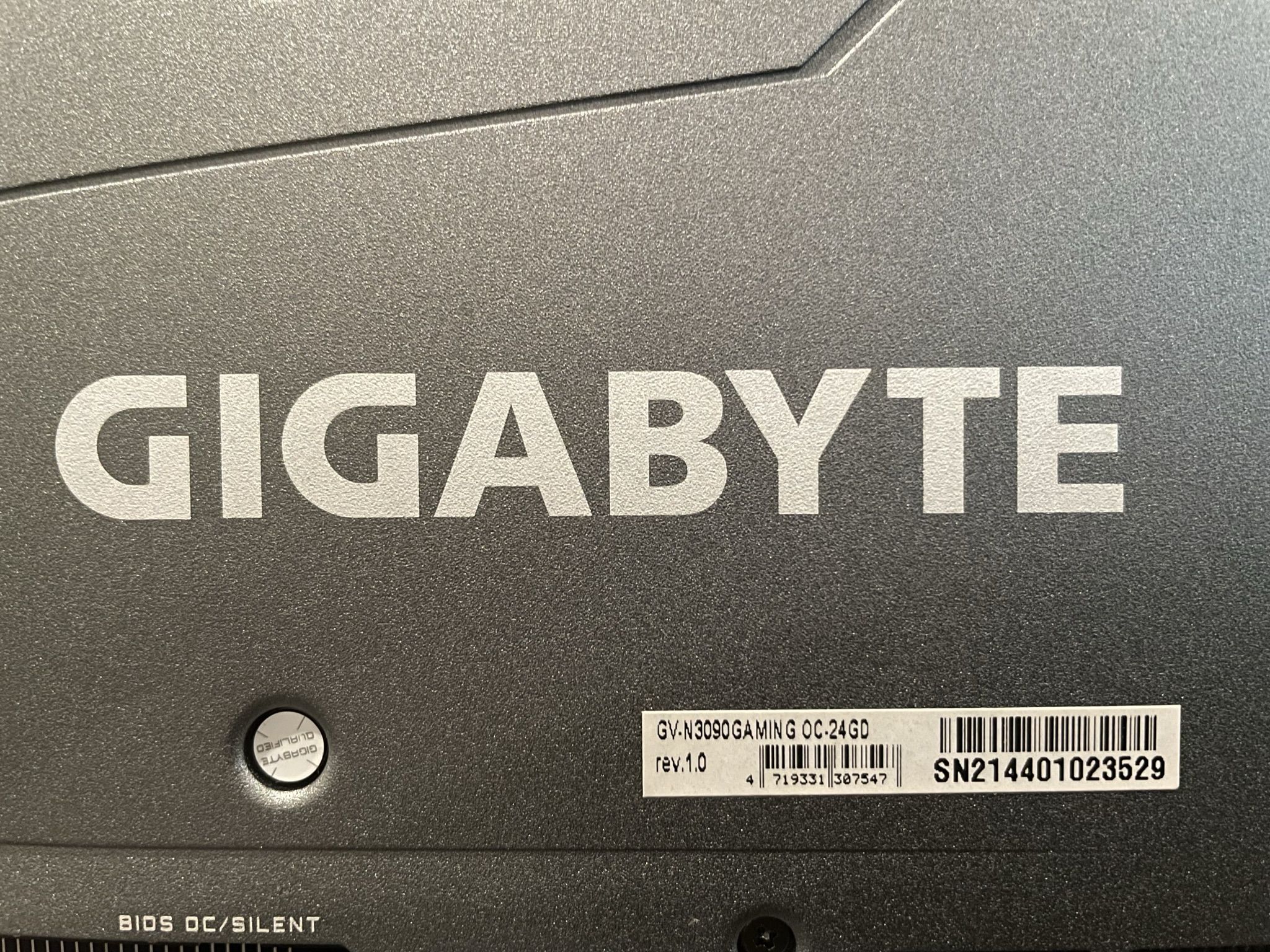 Gigabyte RTX 3090 Gaming OC 24GB