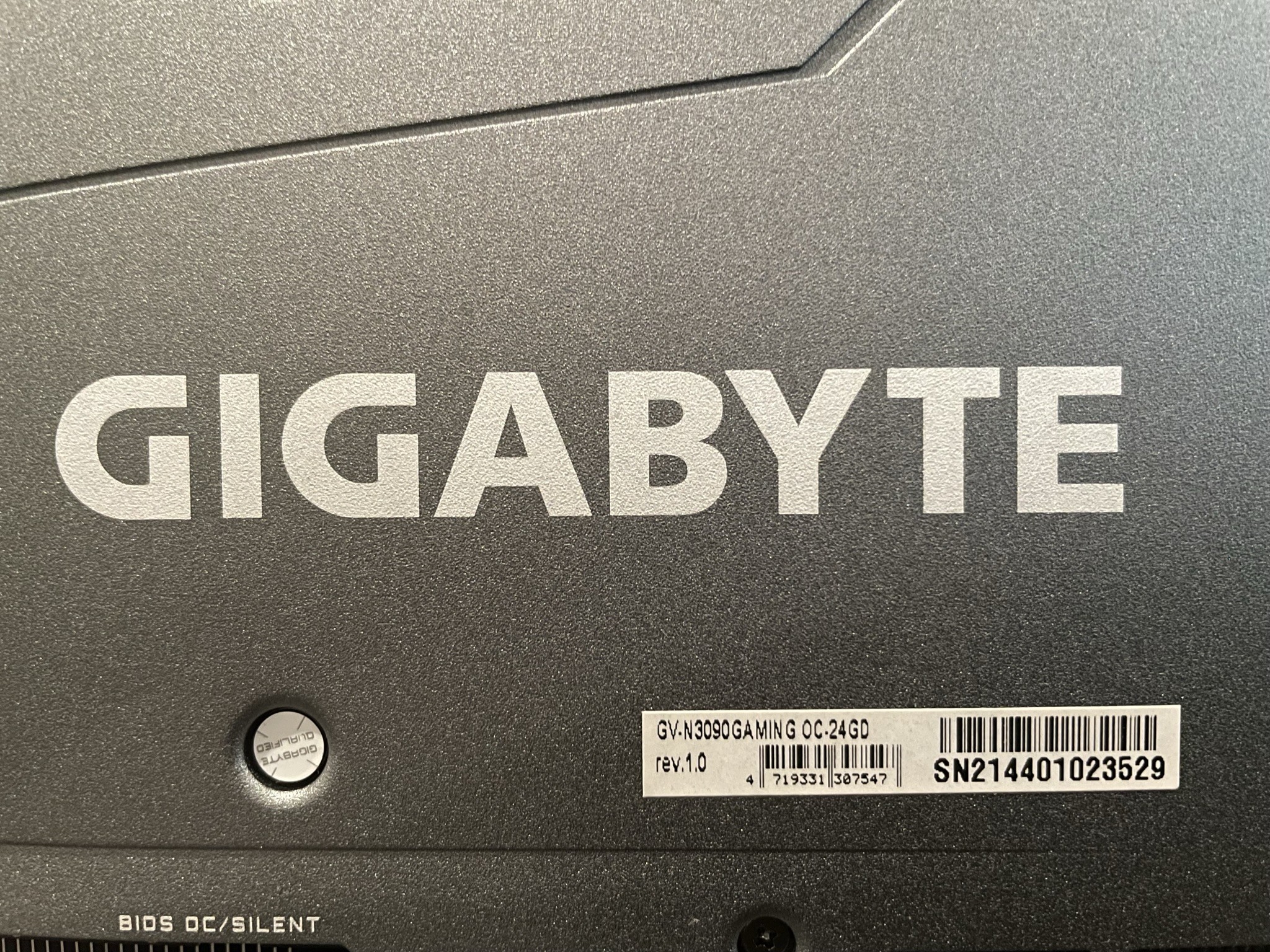 Gigabyte RTX 3090 Gaming OC 24GB