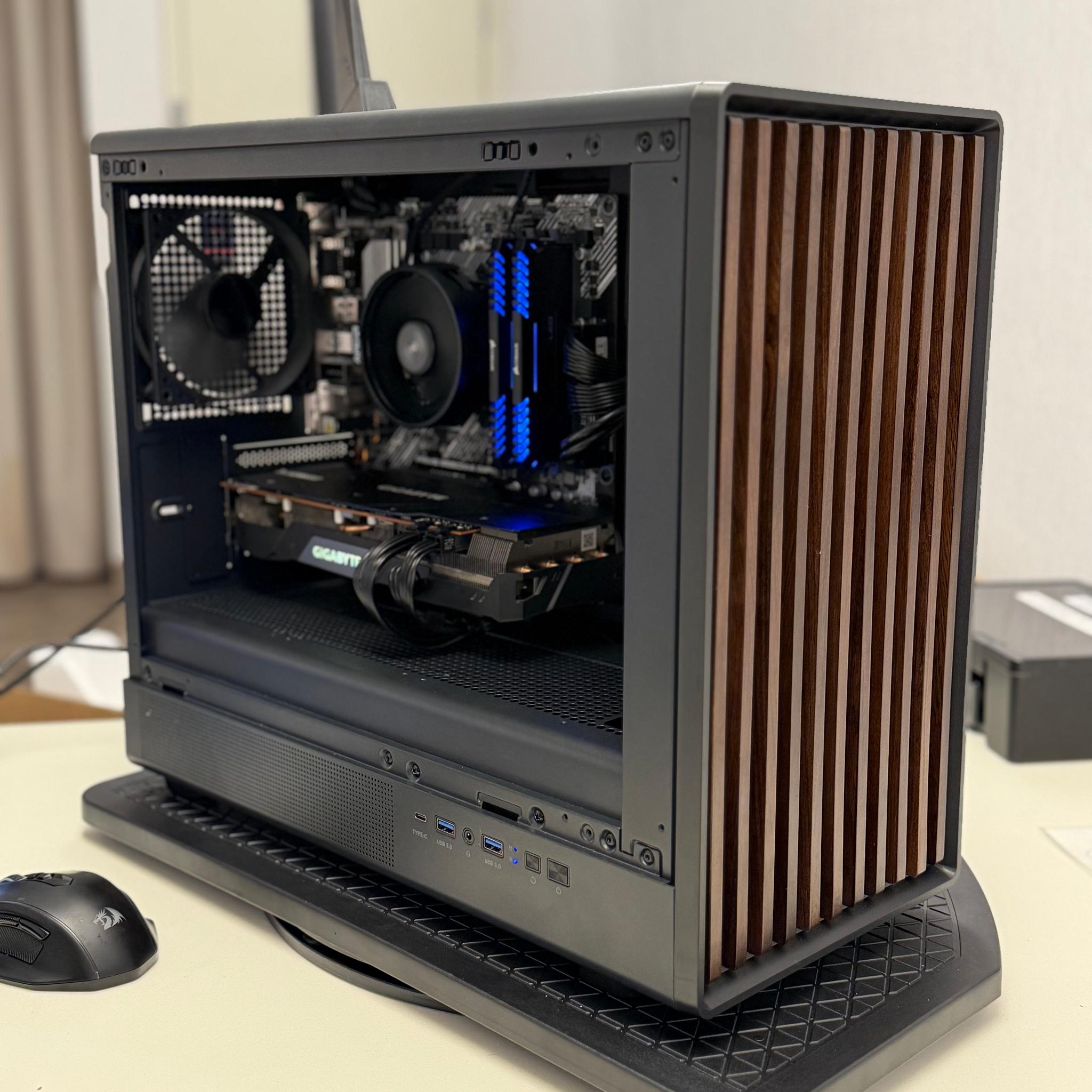 🖤 BLACKWOOD | Ryzen 7 5700G | RX 5700 XT 8GB | 16GB RAM | 500GB SSD | WiFi Gaming PC