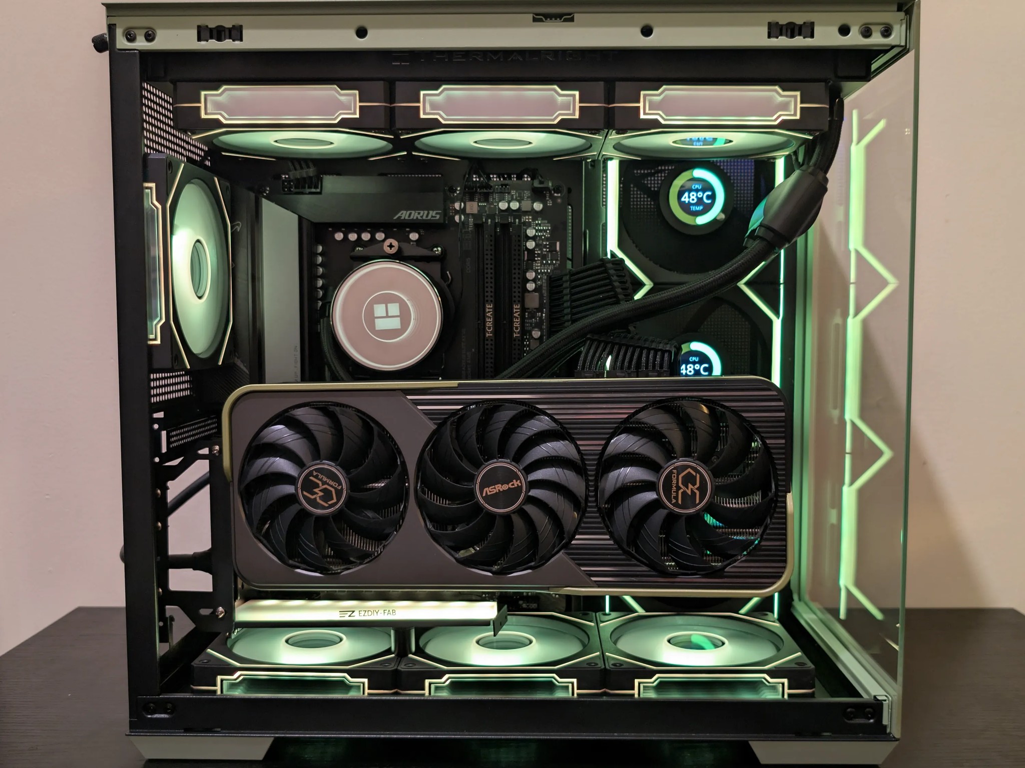 🍵Matcha Green Gaming PC | RX 6950XT | Ryzen 7 7700 | 2TB SSD | 32GB RAM | WiFi 6 & Bluetooth🍵