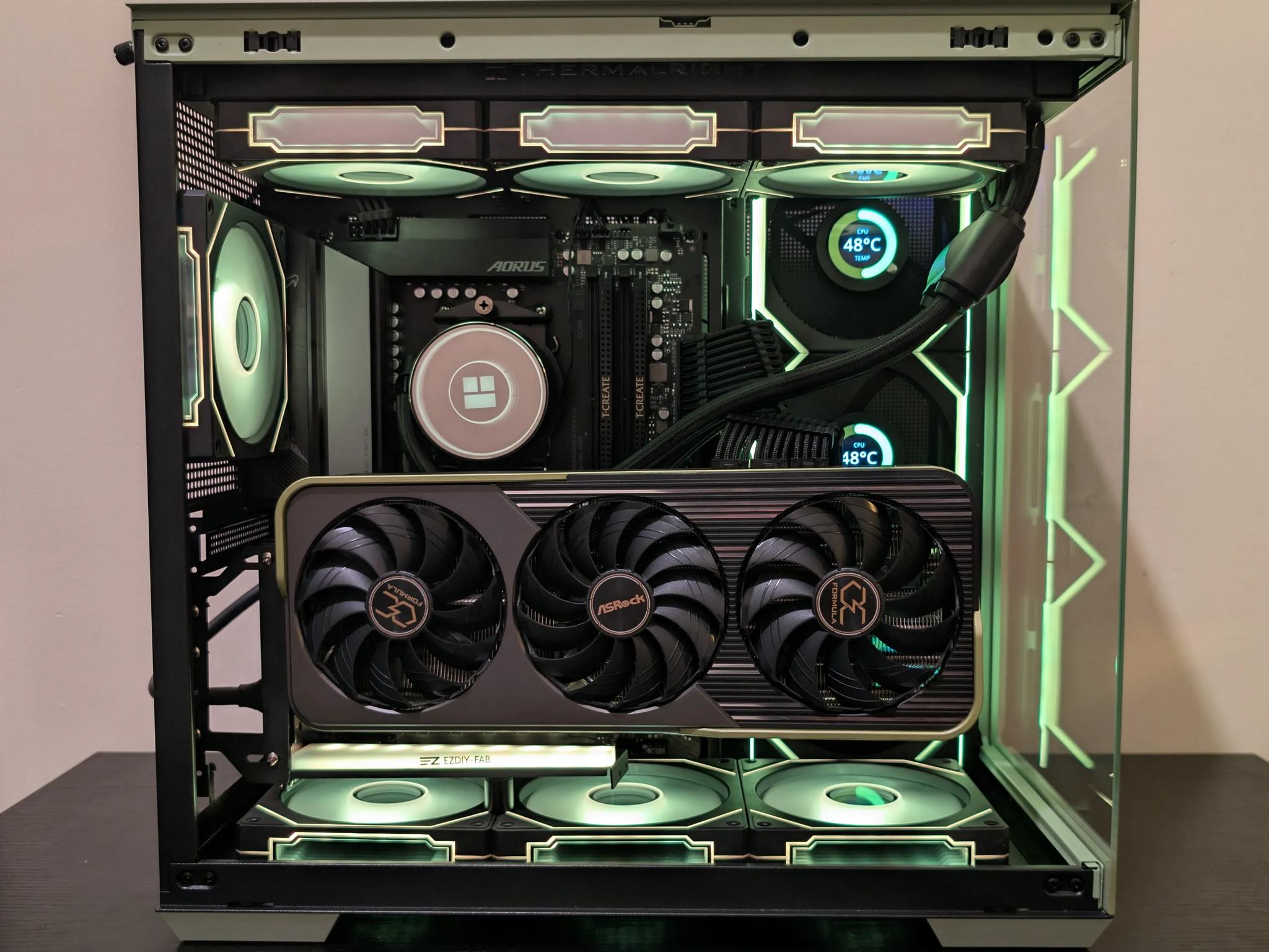 🍵Matcha Green Gaming PC | RX 6950XT | Ryzen 7 7700 | 2TB SSD | 32GB RAM | WiFi 6 & Bluetooth🍵