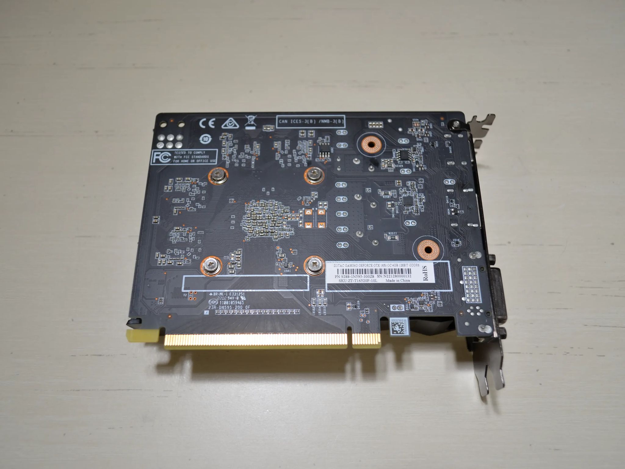 ZOTAC GeForce GTX 1650 4GB GDDR6 Graphics Card