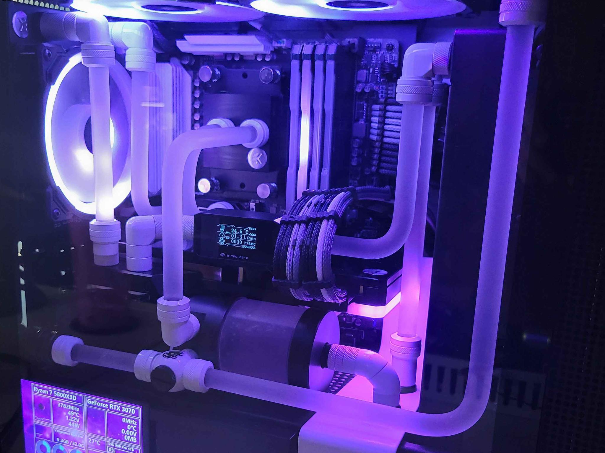 EVGA GeForce RTX 3070 XC3 ULTRA 8GB GDDR6 Graphics Card + EK Quantum Vector waterblock included