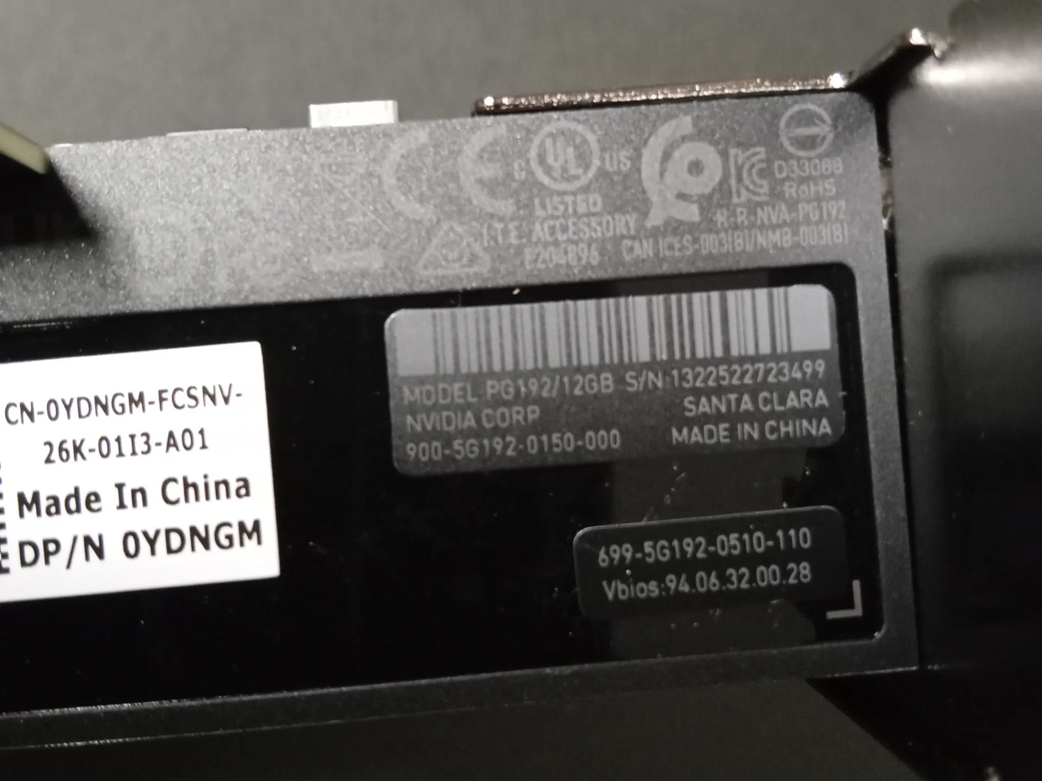 Nvidia RTX A2000 12GB