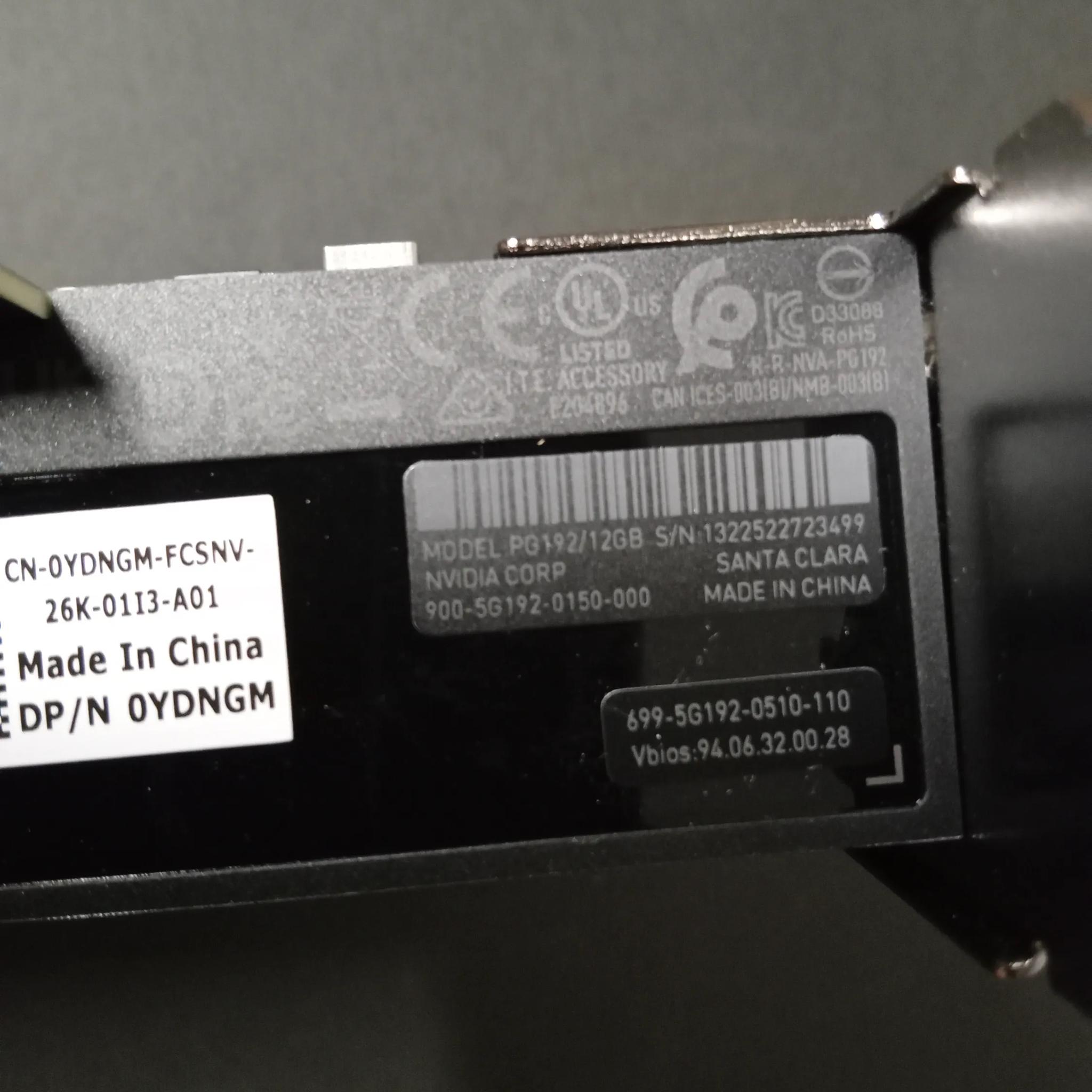 Nvidia RTX A2000 12GB