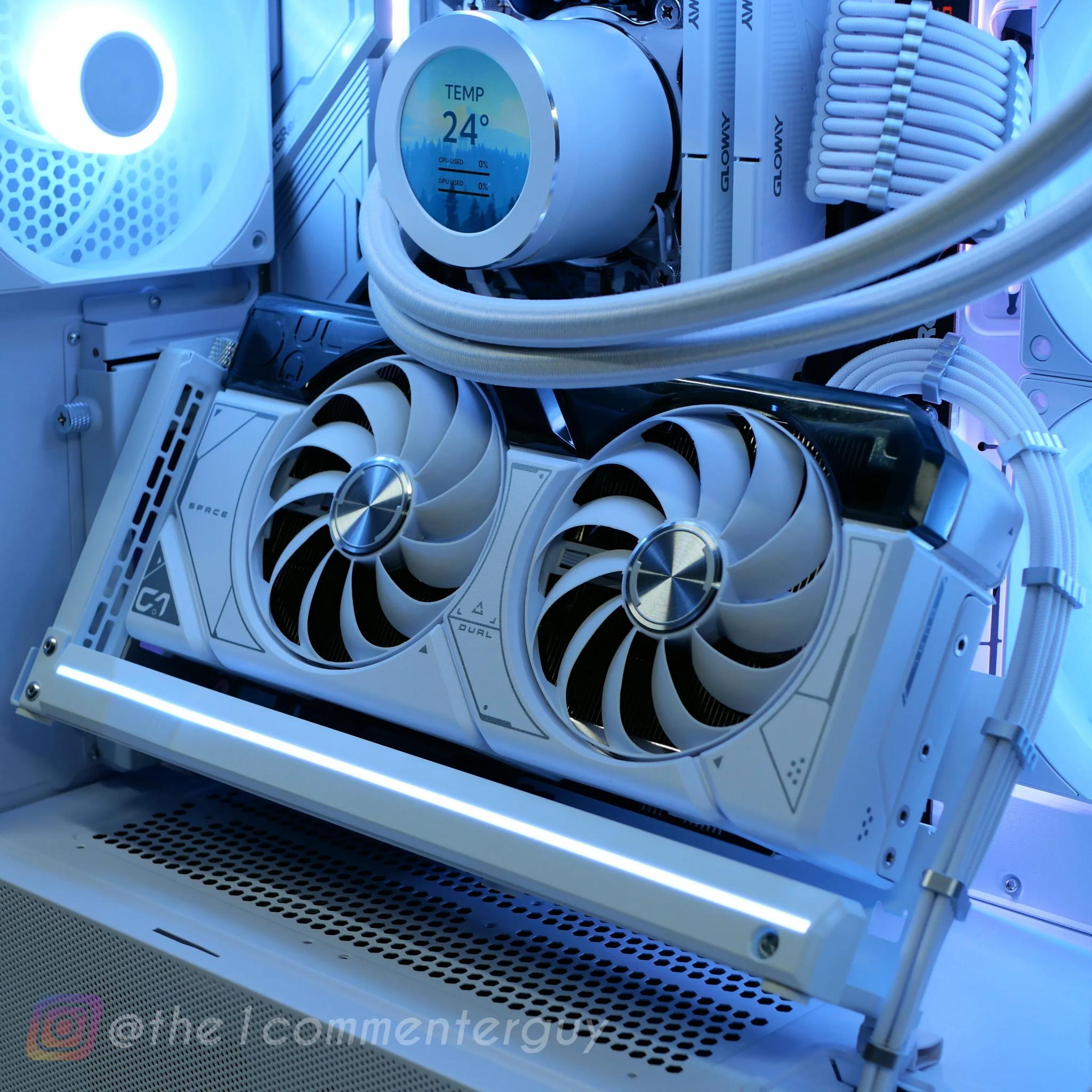 White RTX 4070, 12600kf, 32gb ram, 1tb Gen 4.0 nvme aRGB pc build