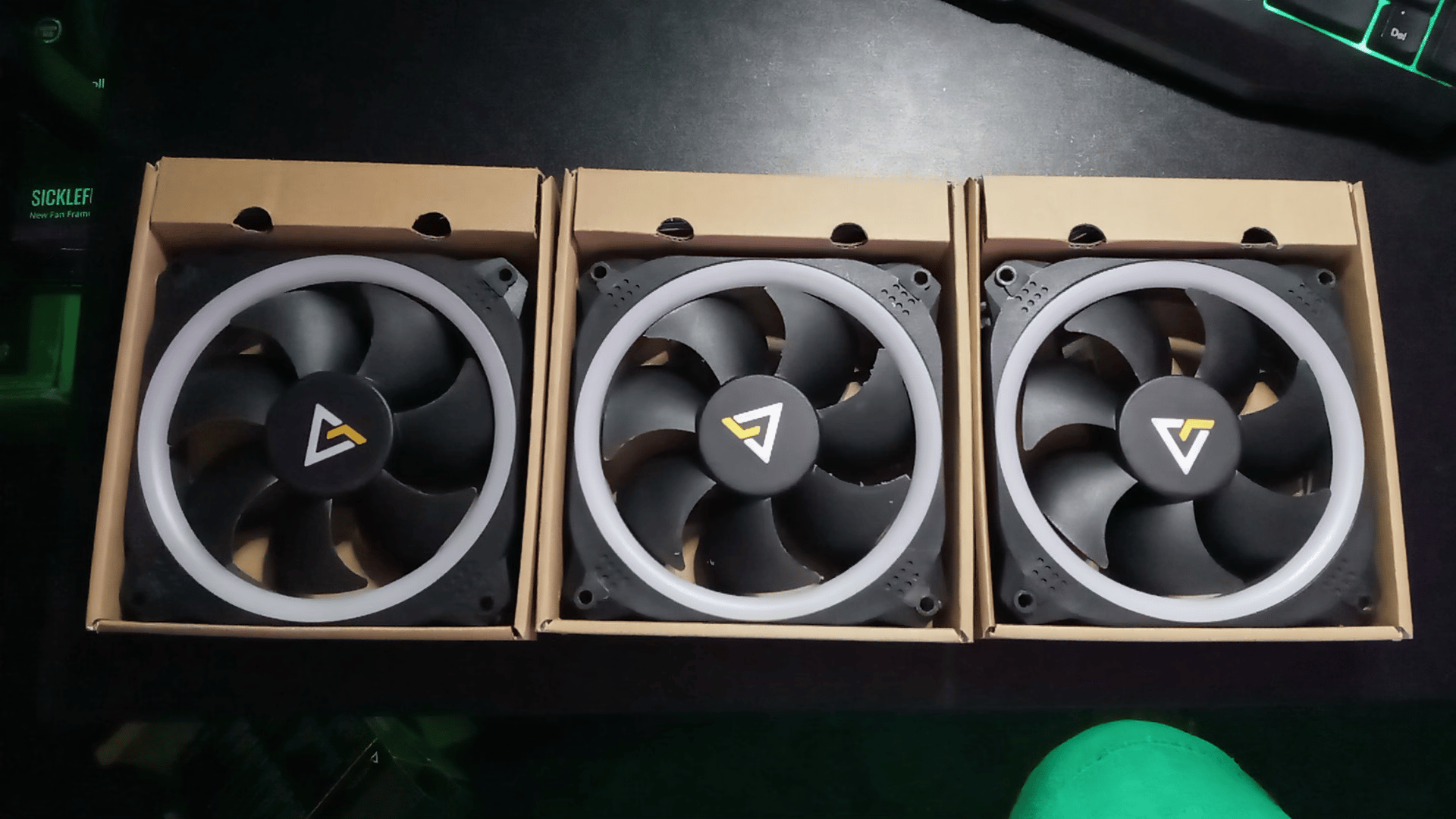Antec RGB Fans, 120mm Case Fan, RGB High Performance PC Fan, 4-Pin RGB, Spark Series, 3 Packs.