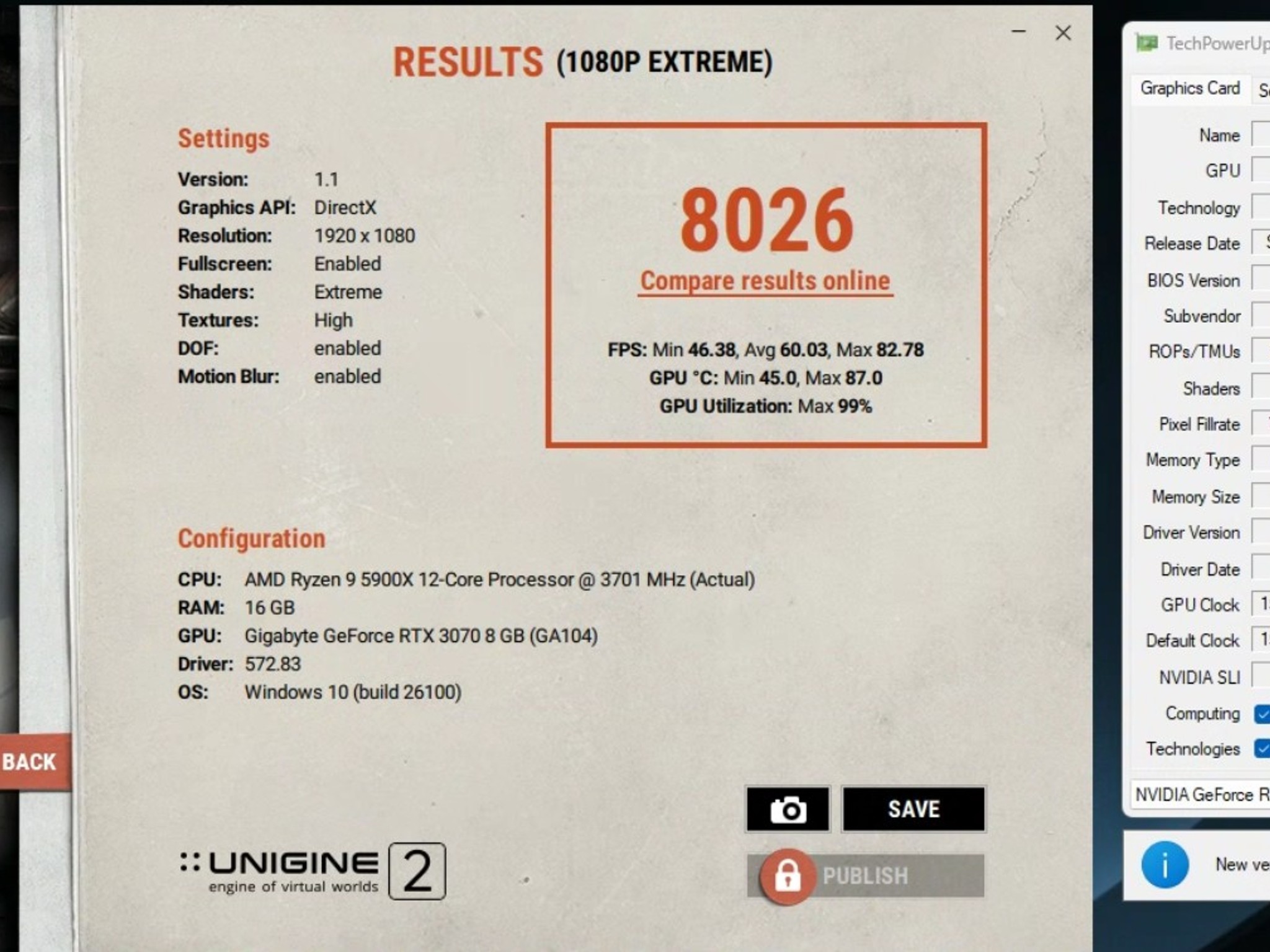 Gigabyte RTX 3070 Gaming OC 8G