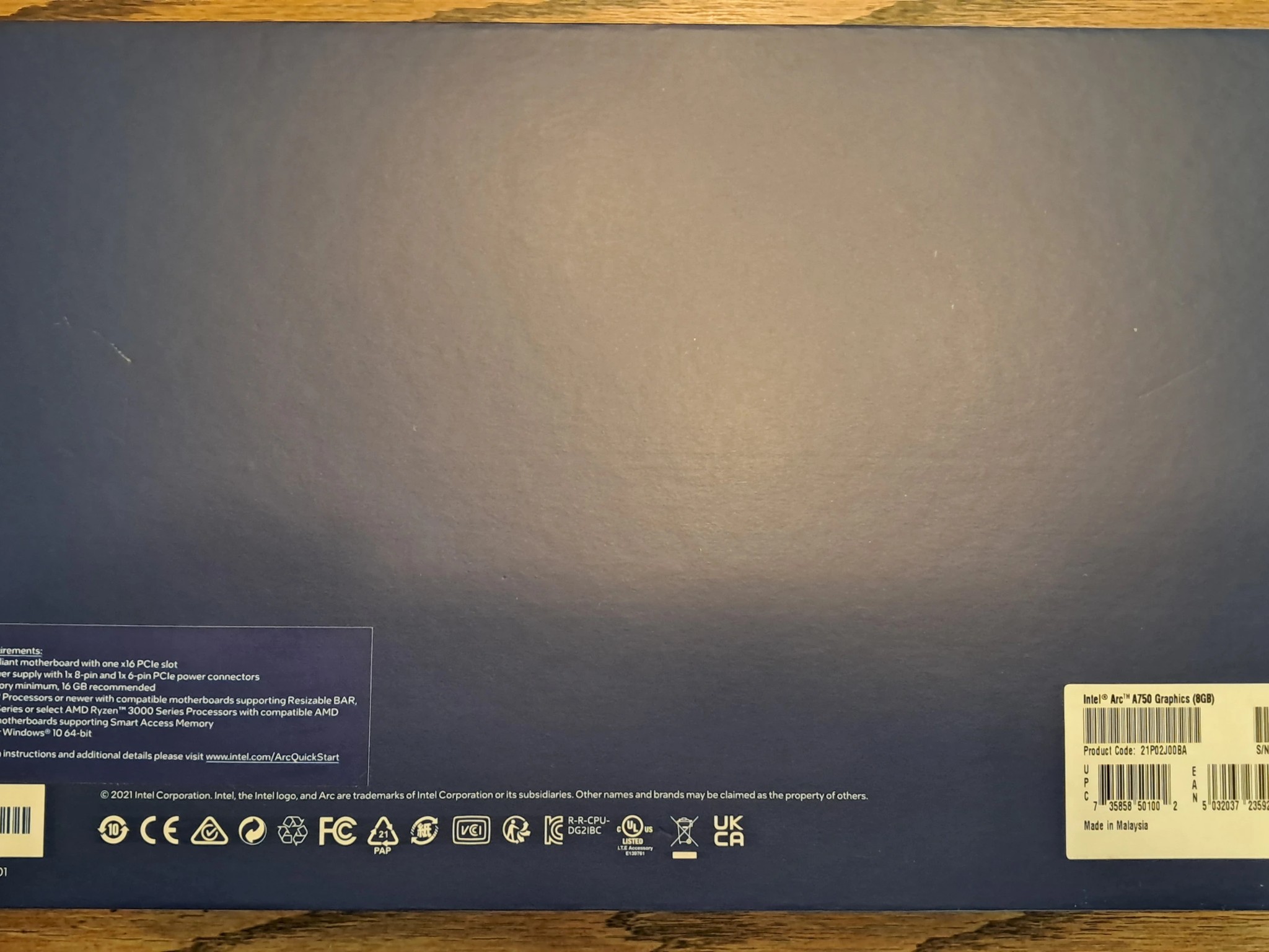 Intel ARC A750 Limited Edition