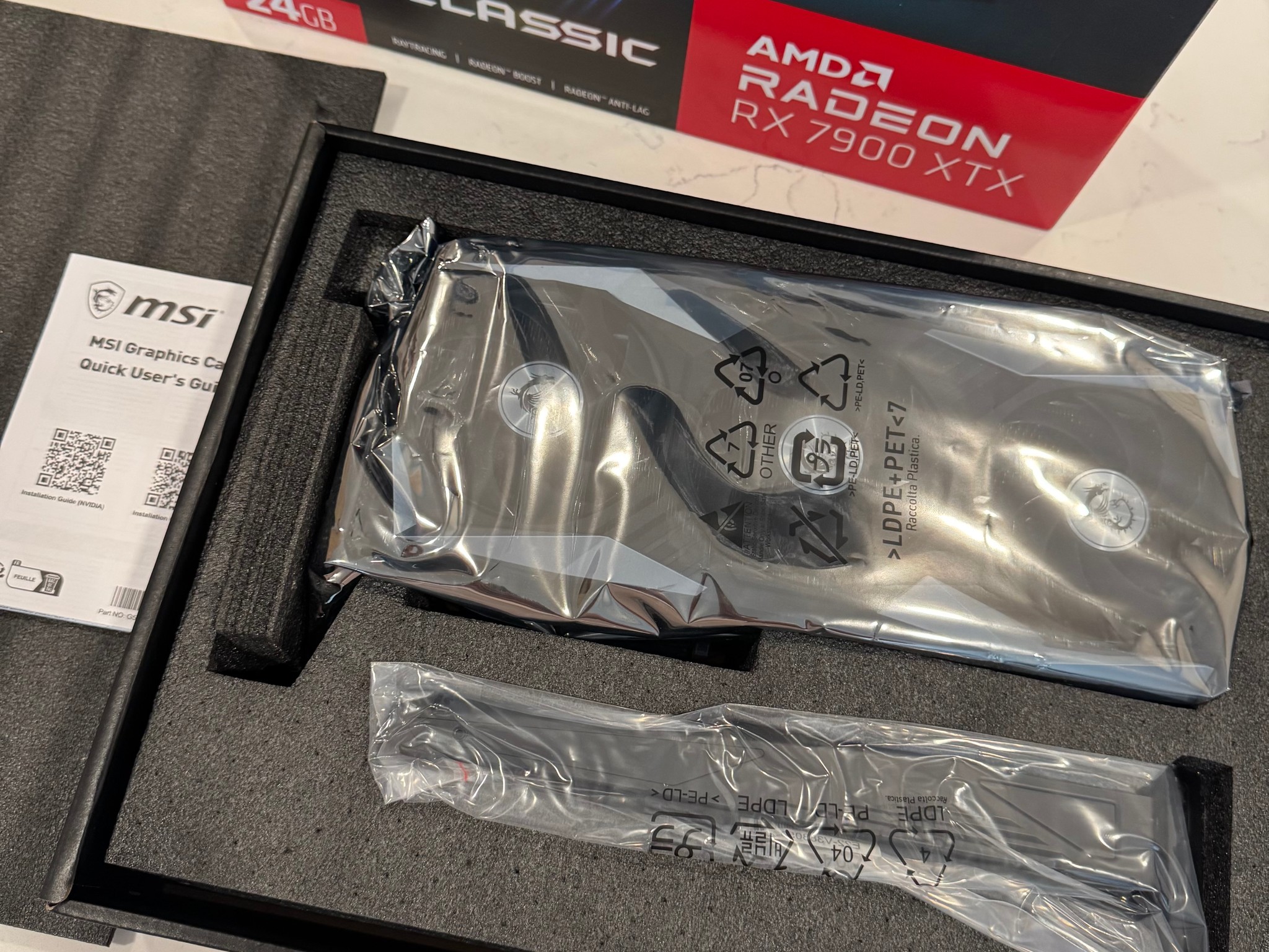 MSI Radeon AMD RX 7900 XTX GAMING TRIO CLASSIC 24G