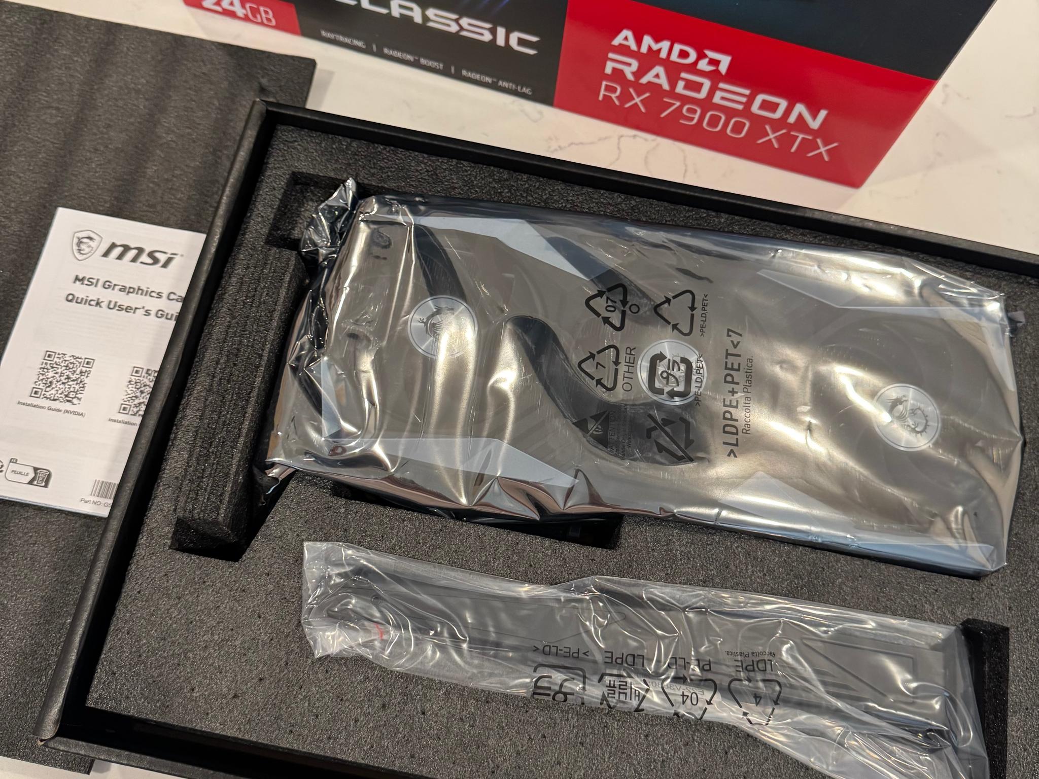 MSI Radeon AMD RX 7900 XTX GAMING TRIO CLASSIC 24G