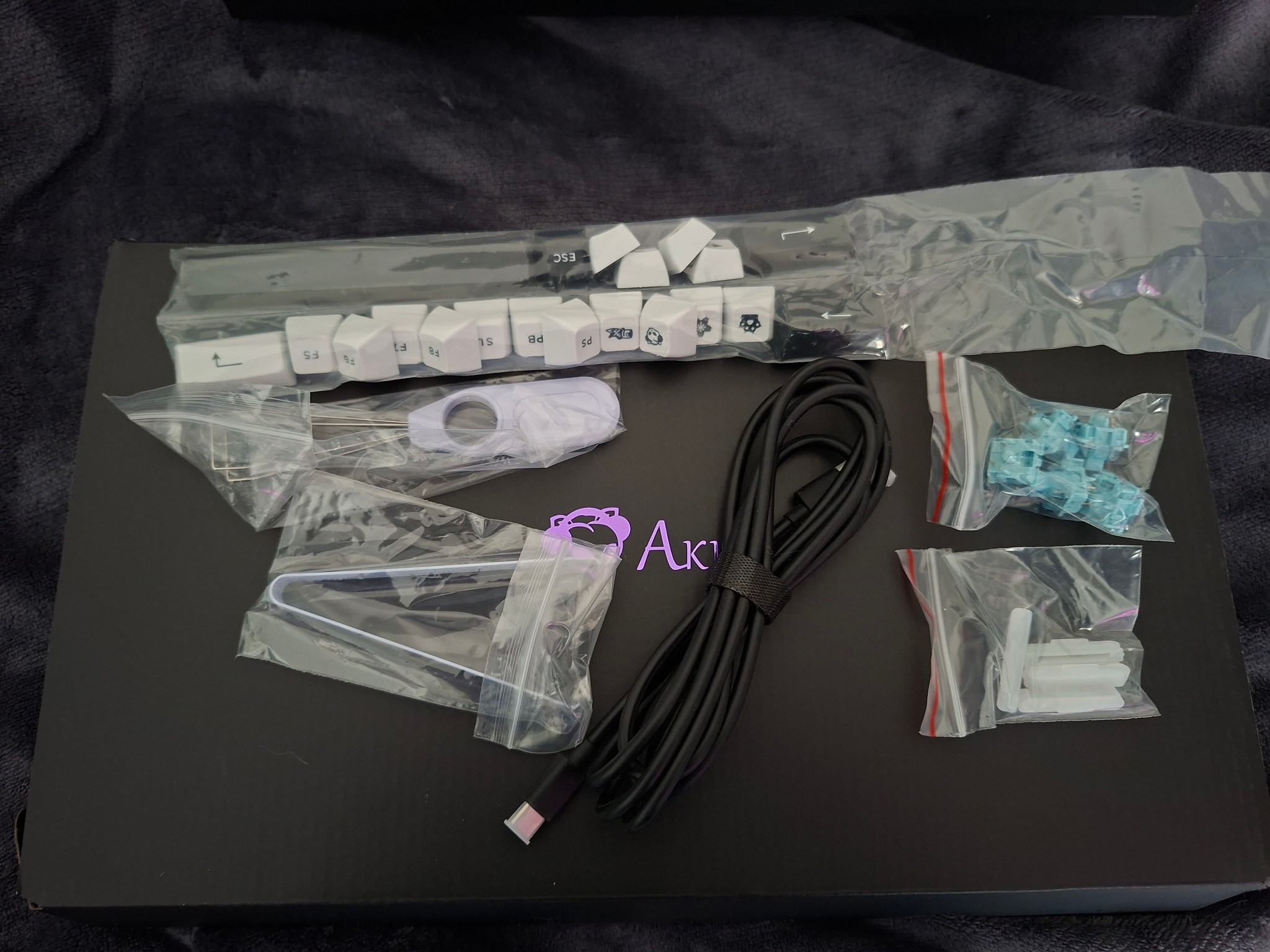 Akko 5075B Plus 75% Keyboard Black & Silver