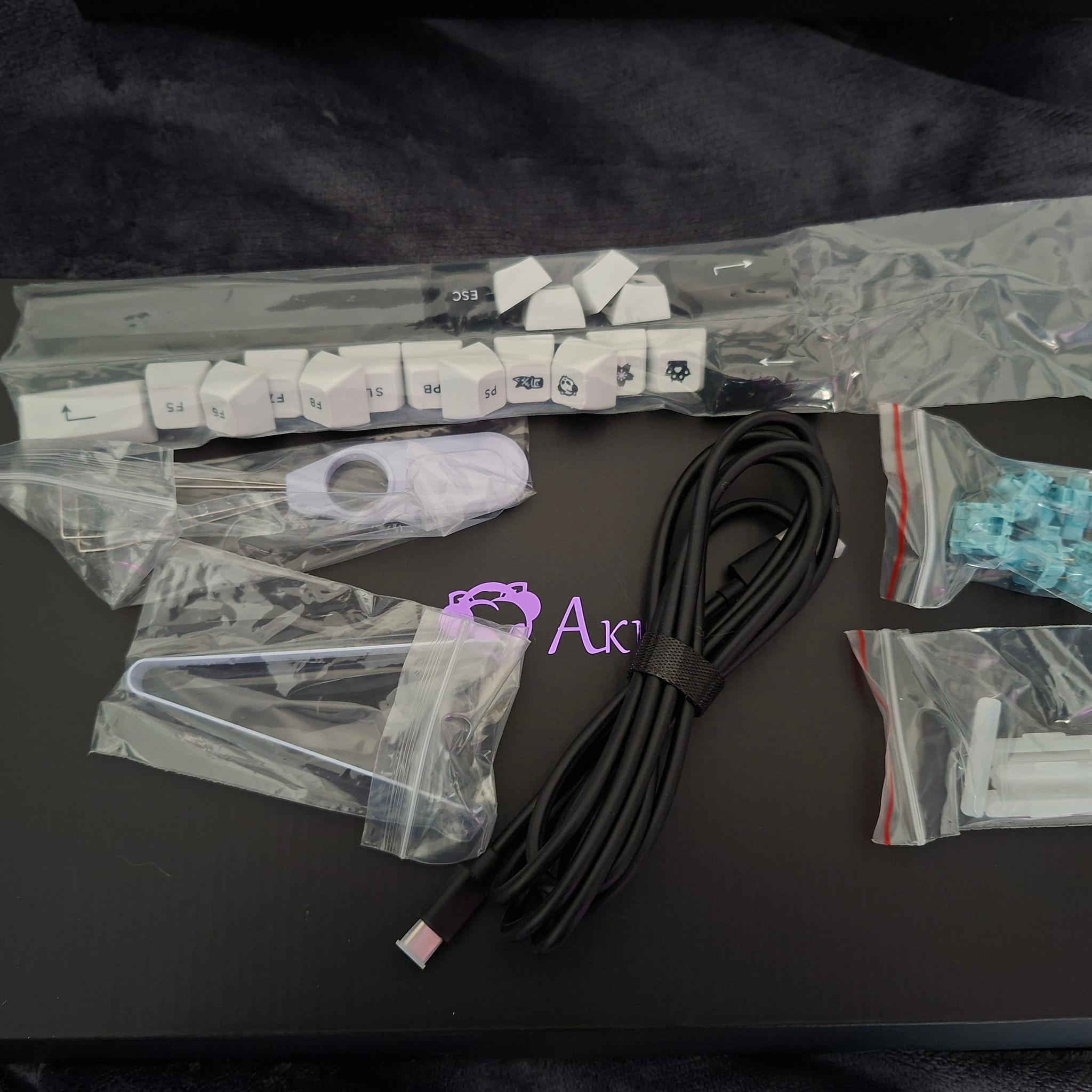 Akko 5075B Plus 75% Keyboard Black & Silver