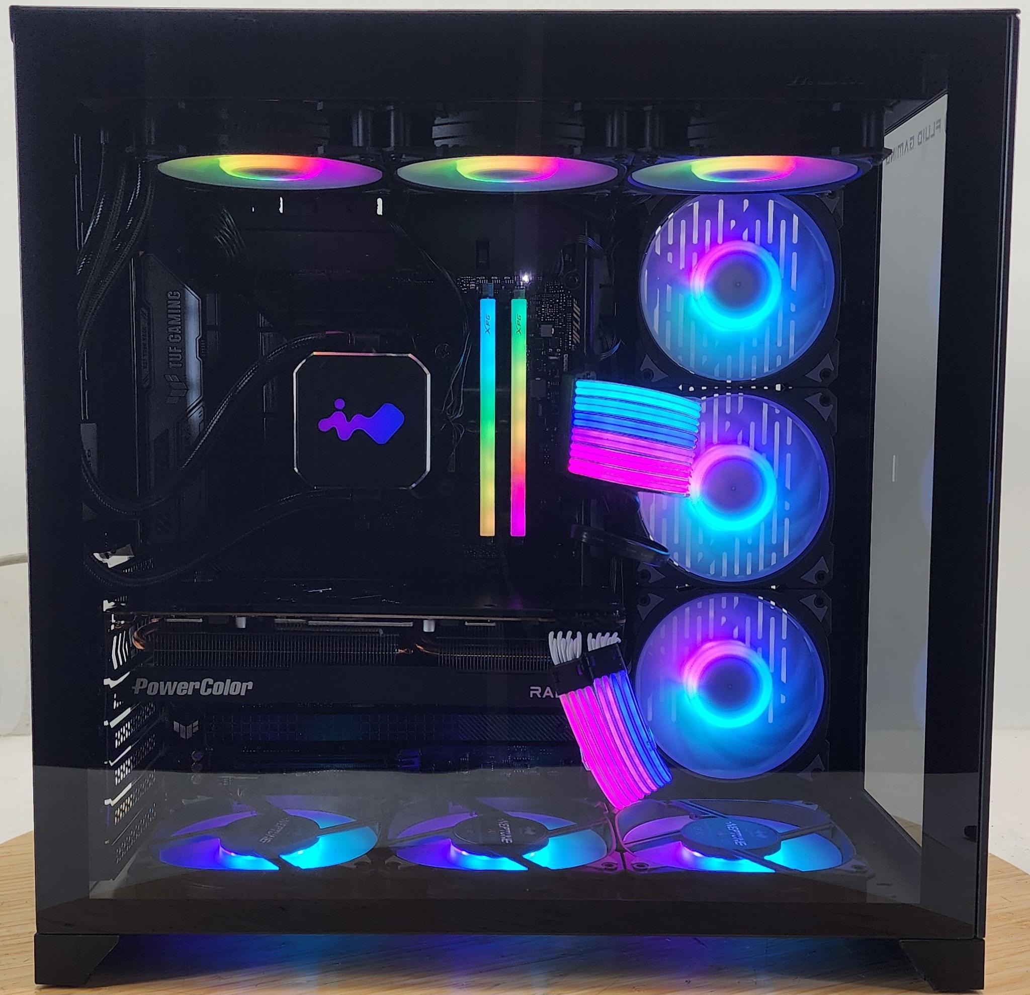 Gaming PC i7-14700KF 32GB RAM 1TB SSD RX 7800 XT 16GB Windows 11 Computer