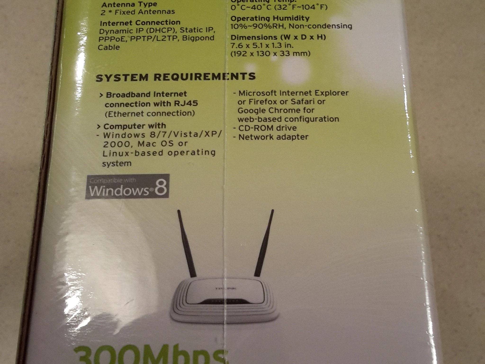 NEW TP-Link N300 Wireless WiFi Router, Extender (TL-WR841N)