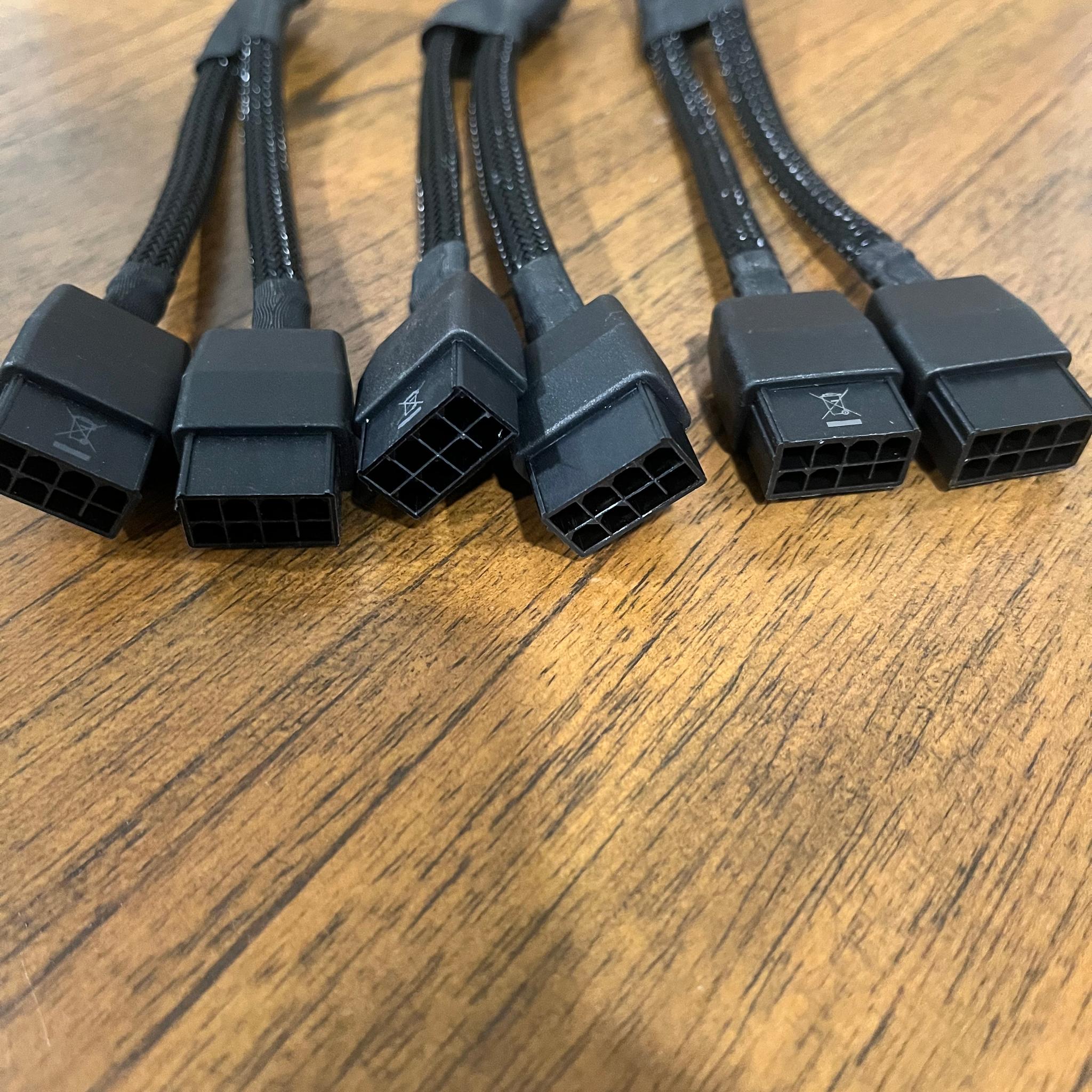 Three 12VHPWR Adapter For 40/50 RTX Gpus