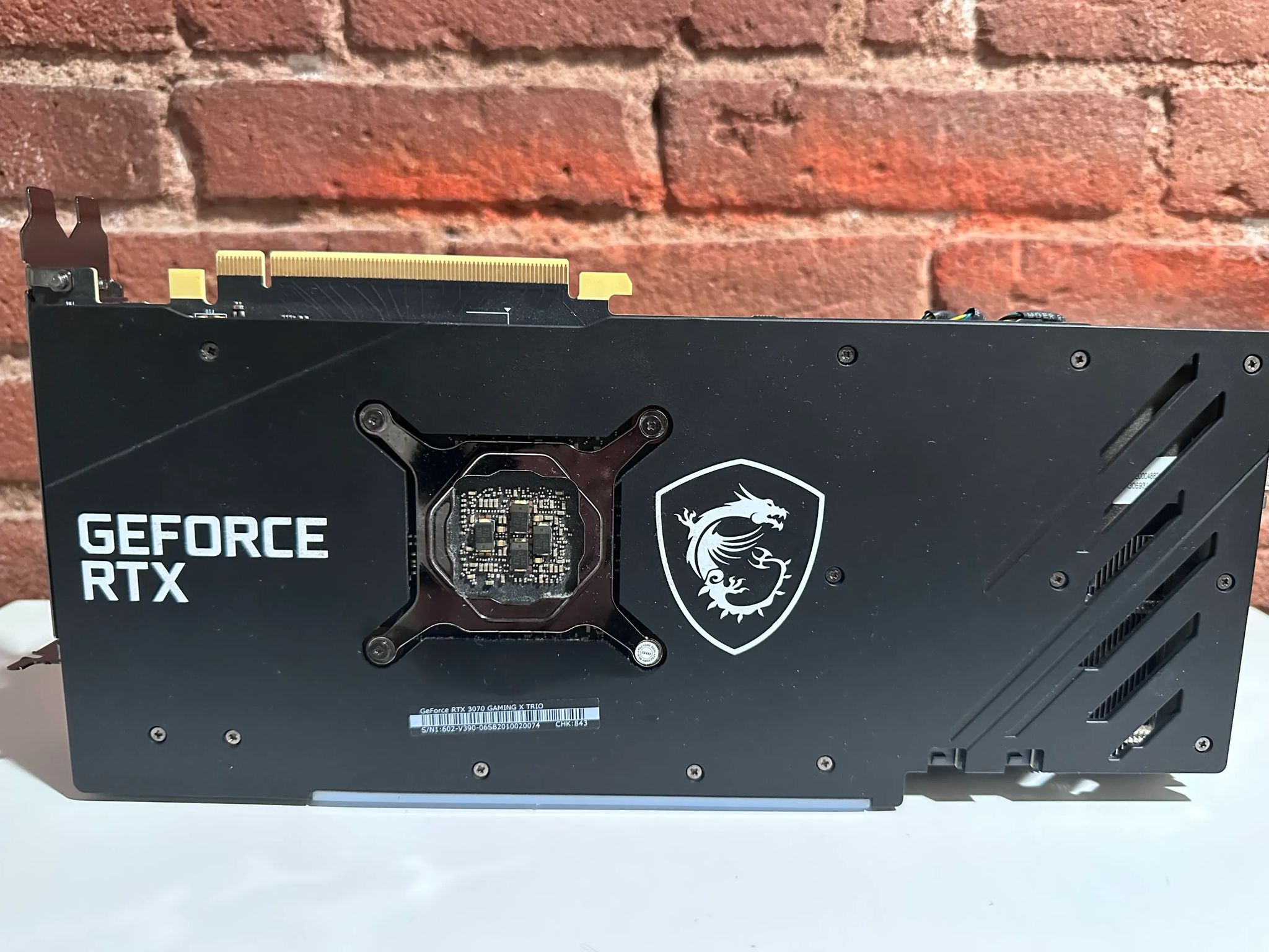 MSI RTX 3070 GAMING X TRIO GeForce RTX 3070 8 GB Video Card (Used)