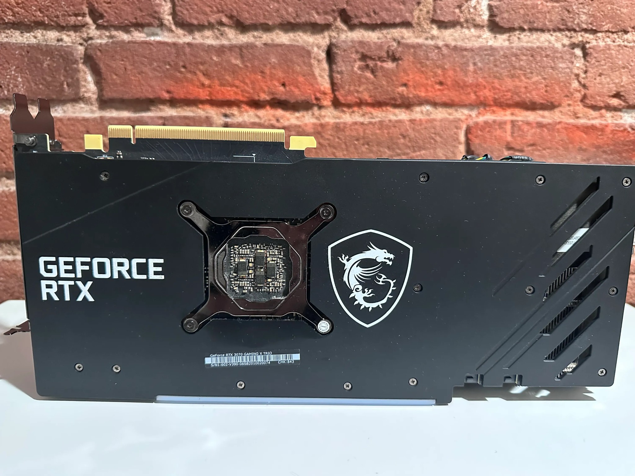 MSI RTX 3070 GAMING X TRIO GeForce RTX 3070 8 GB Video Card (Used)