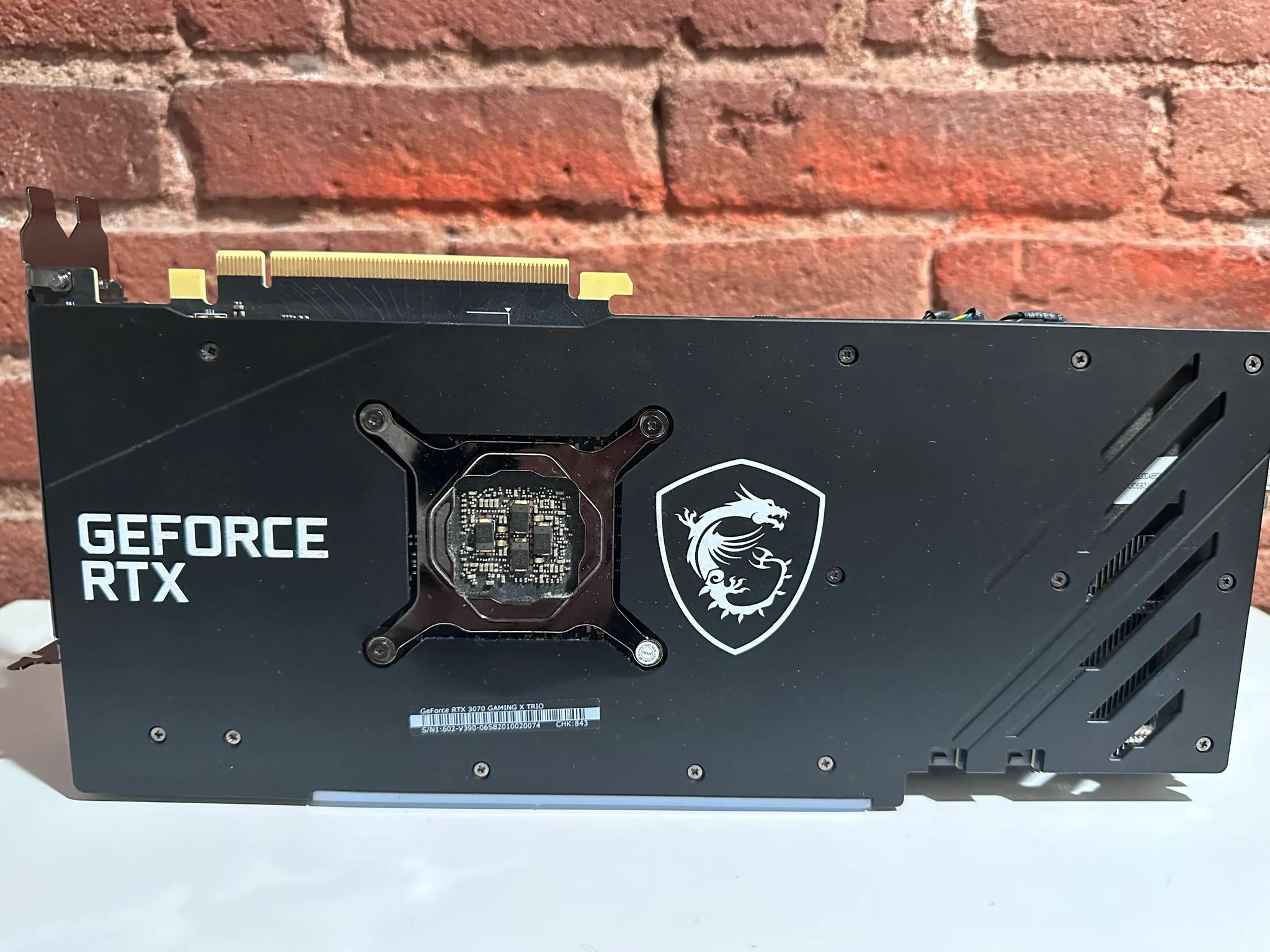 MSI RTX 3070 GAMING X TRIO GeForce RTX 3070 8 GB Video Card (Used)