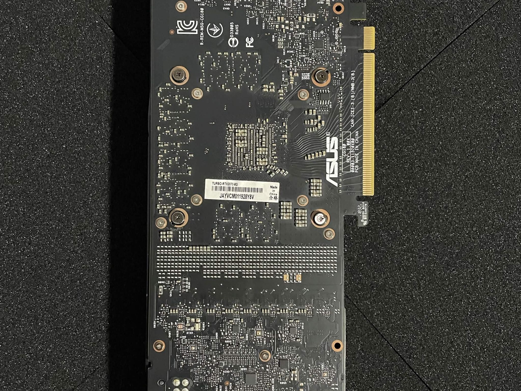 ASUS Turbo GeForce RTX 2070 - Freshly repasted and re-padded