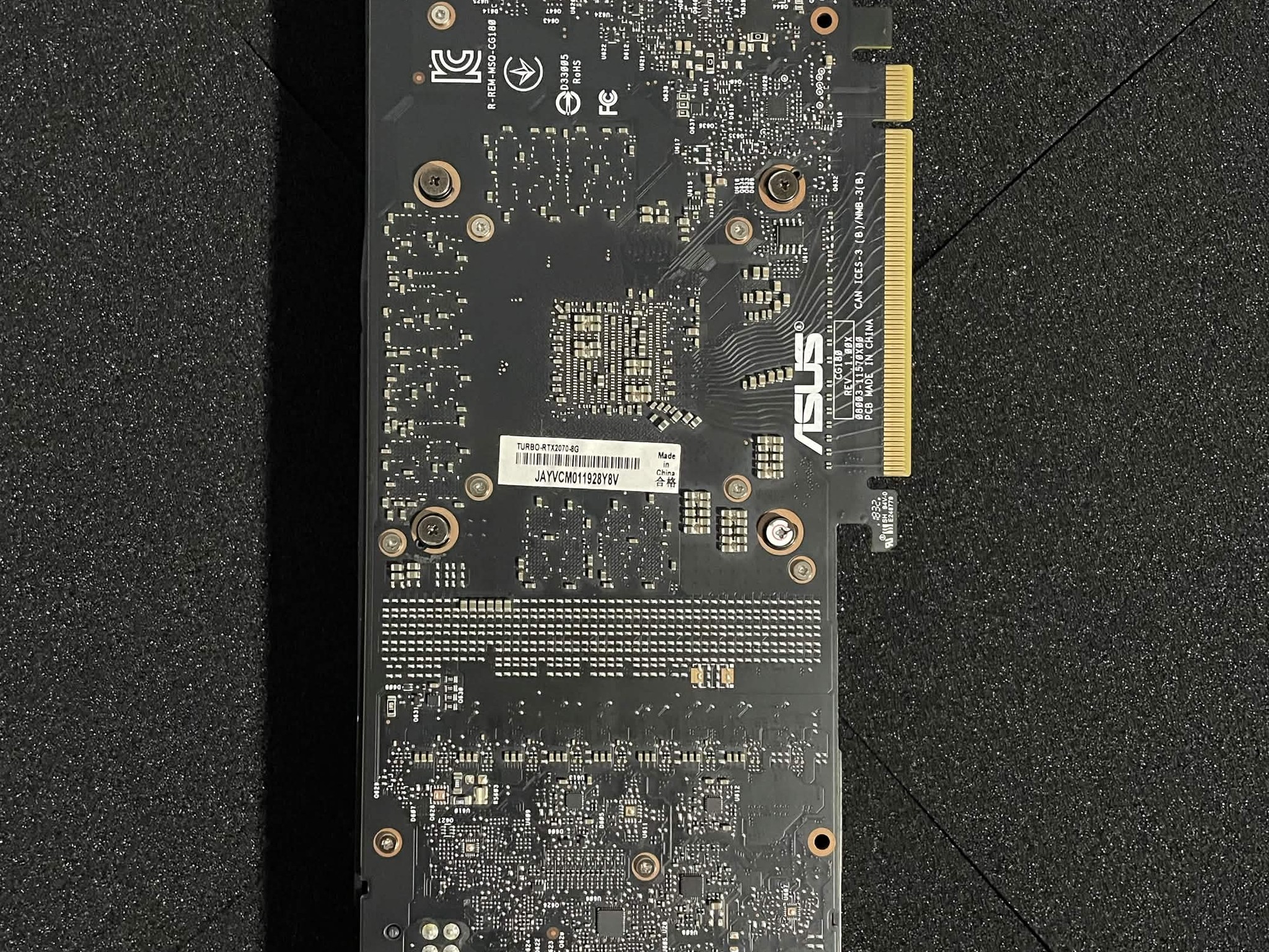 ASUS Turbo GeForce RTX 2070 - Freshly repasted and re-padded