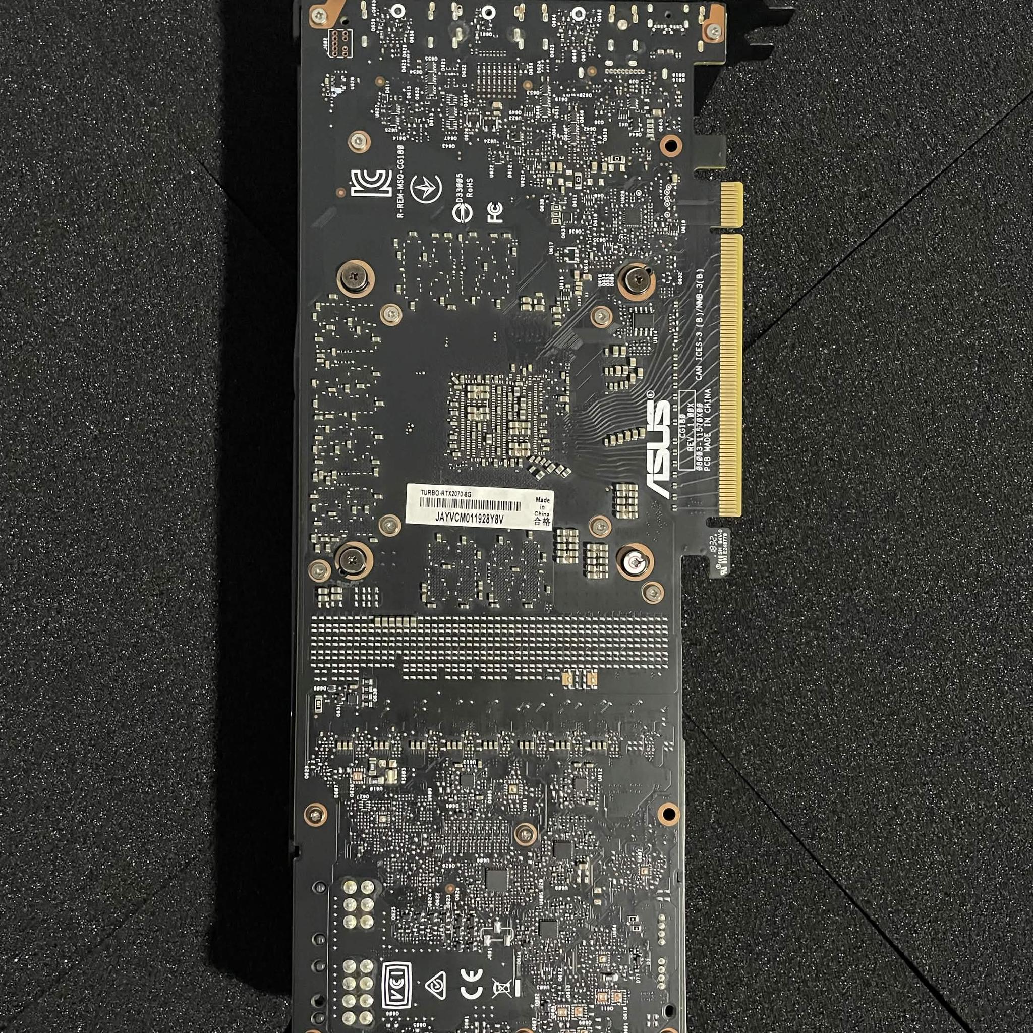 ASUS Turbo GeForce RTX 2070 - Freshly repasted and re-padded