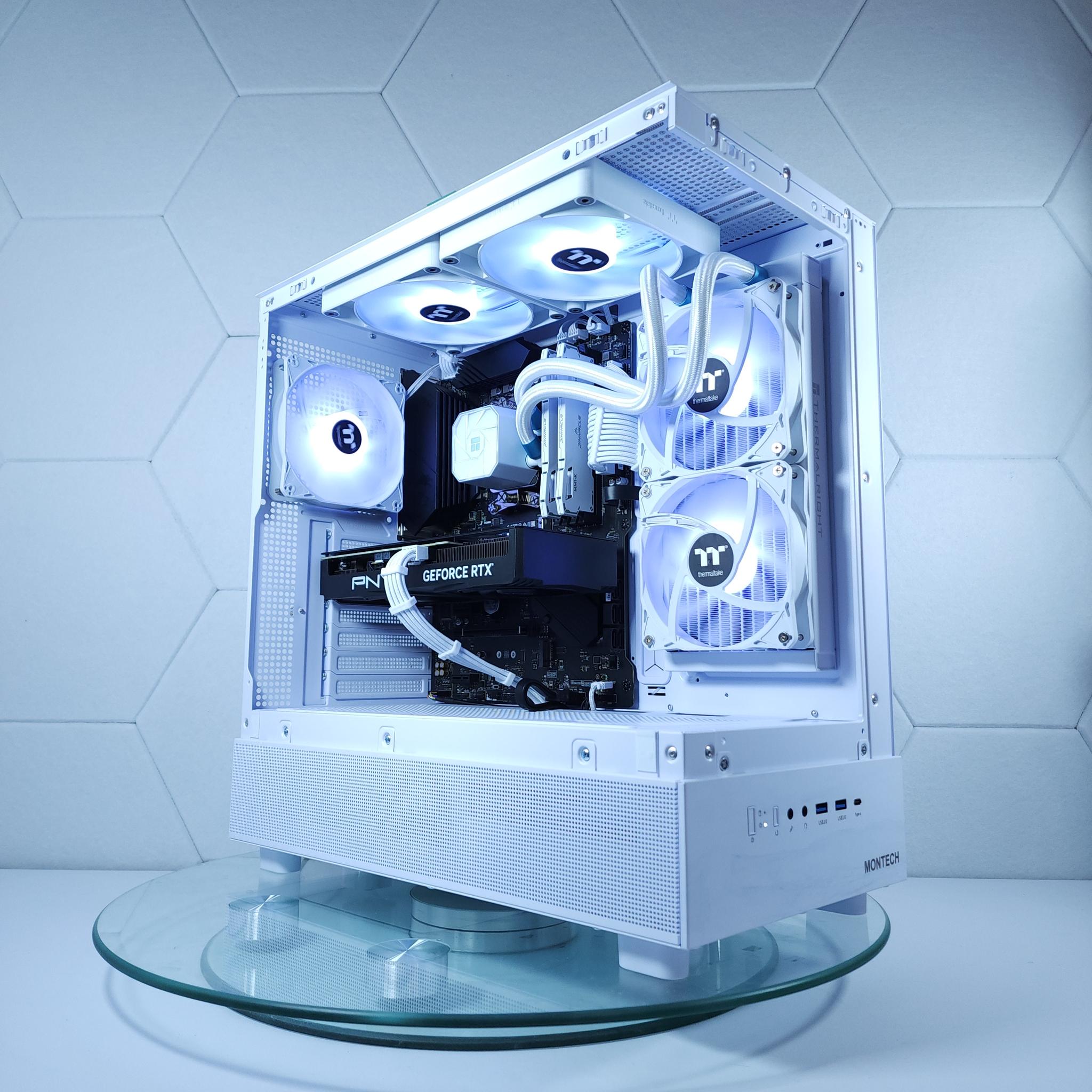 🤍RTX 4070●Ryzen 7 5800X●1080p/1440p Gaming Computer