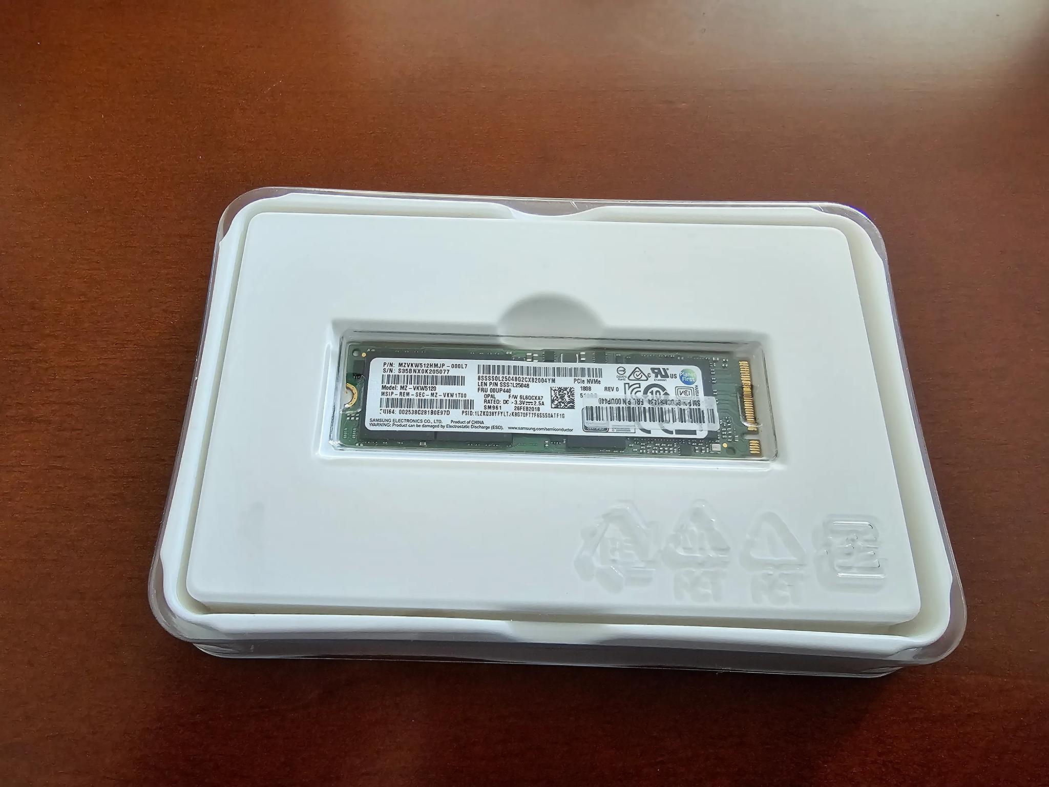 Samsung 512GB NVME