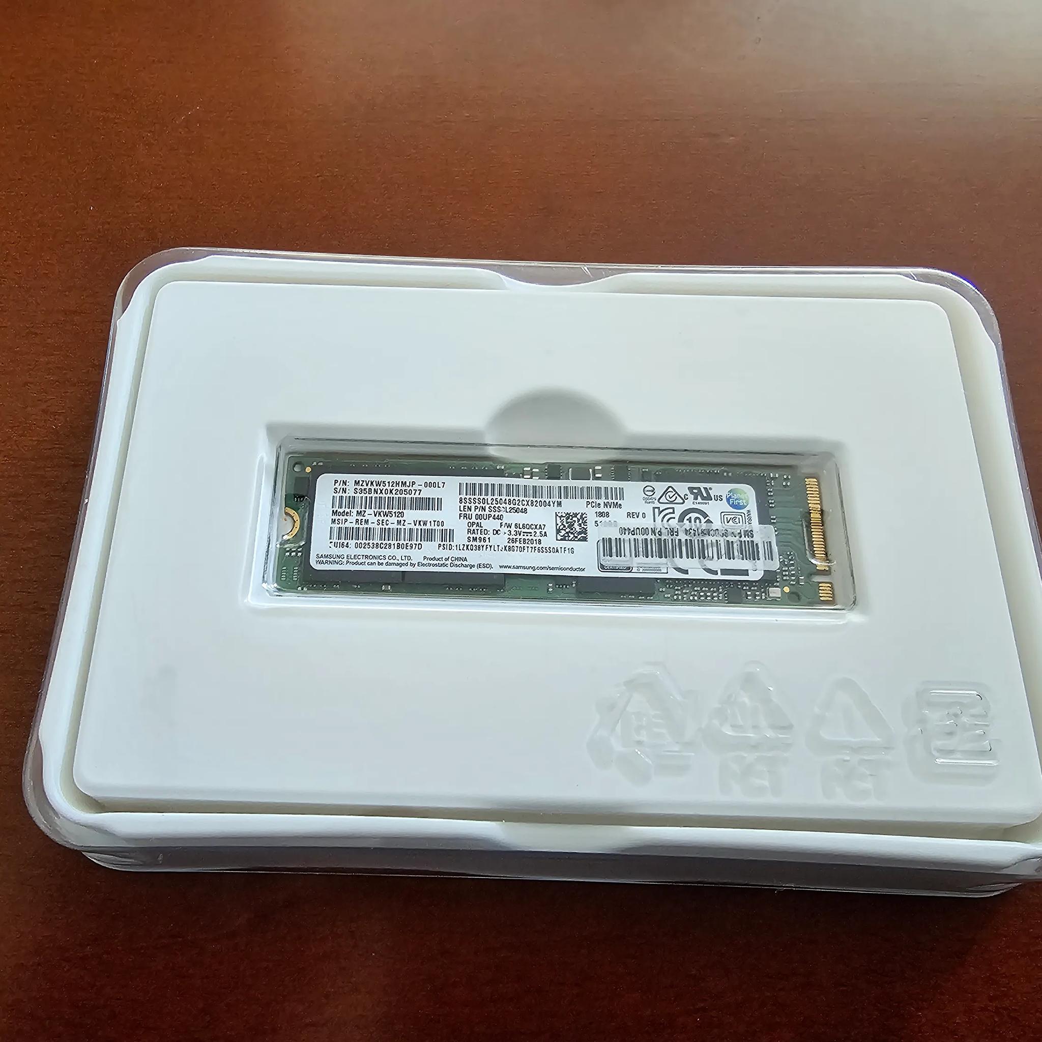 Samsung 512GB NVME