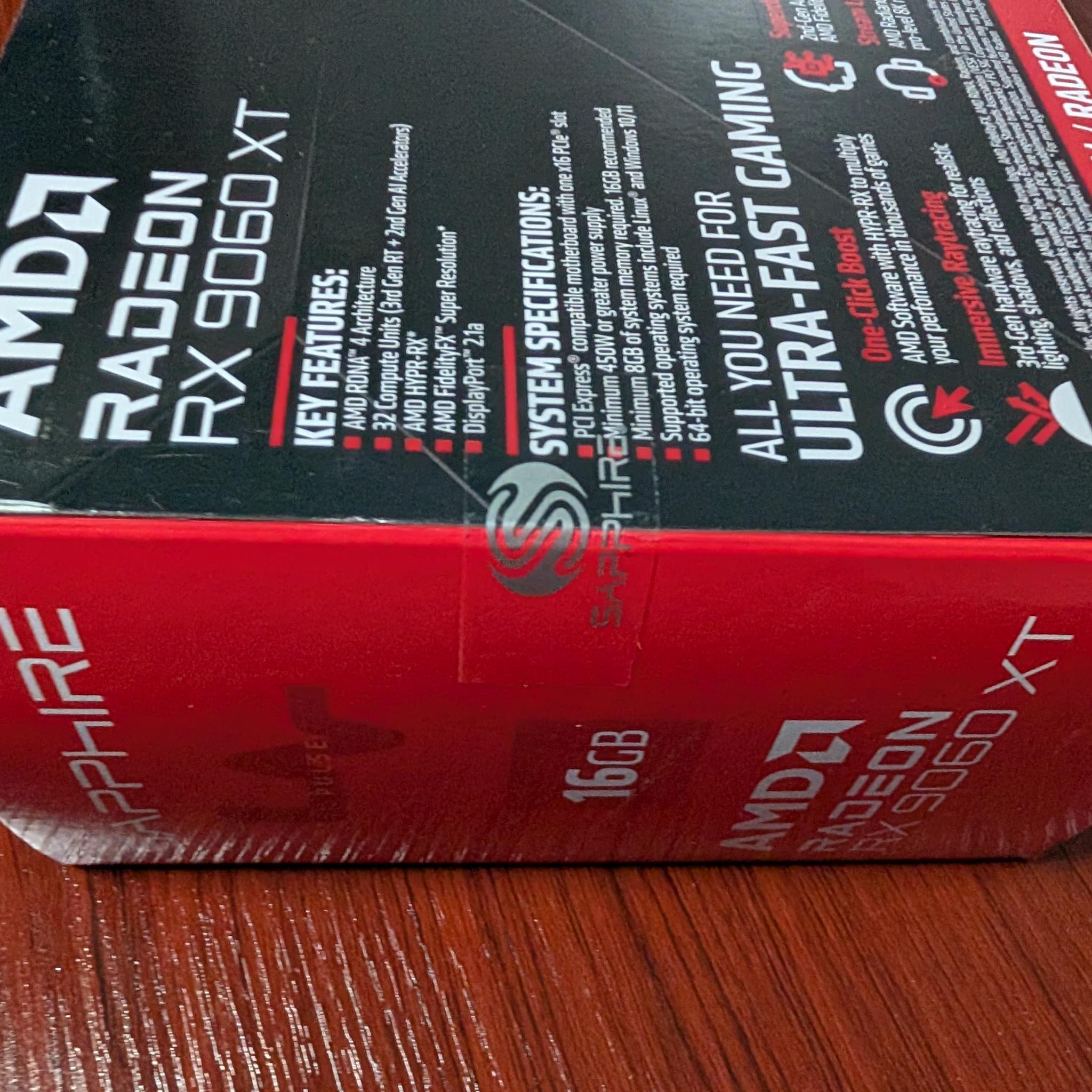 Sapphire PULSE Radeon RX 9060 XT 16GB