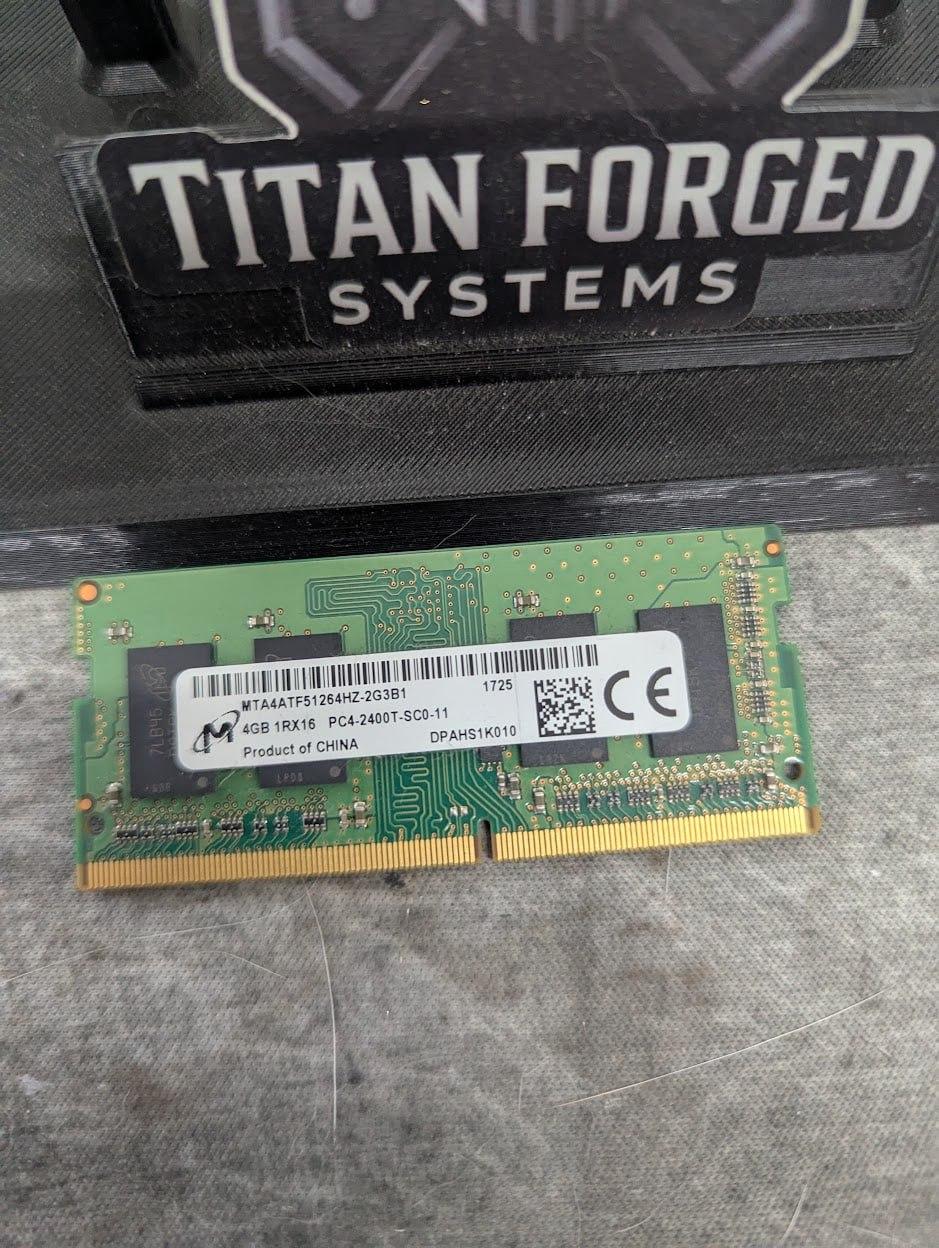 🔥 Micron 4GB DDR4 SODIMM RAM | 4GB