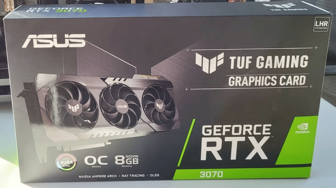 ASUS TUF Gaming GeForce RTX 3070 V2 OC Edition 8GB GDDR6 Graphics Card