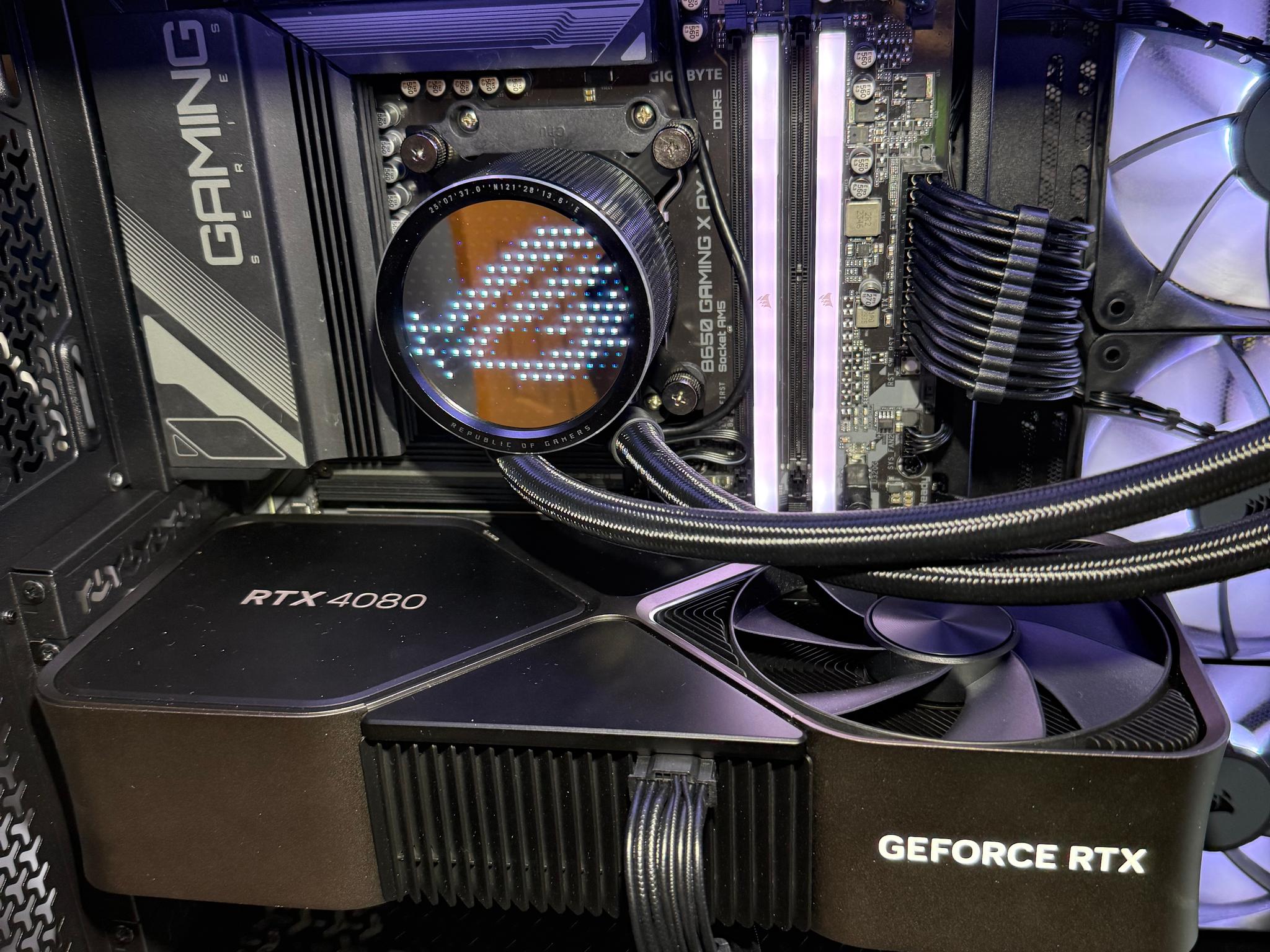 Custom RTX 4080 FE with AMD 9700X