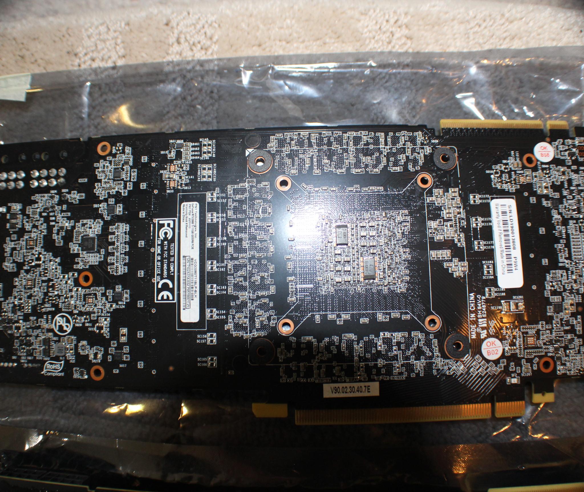 2 x PNY RTX 2080 ti Cards for parts or repair