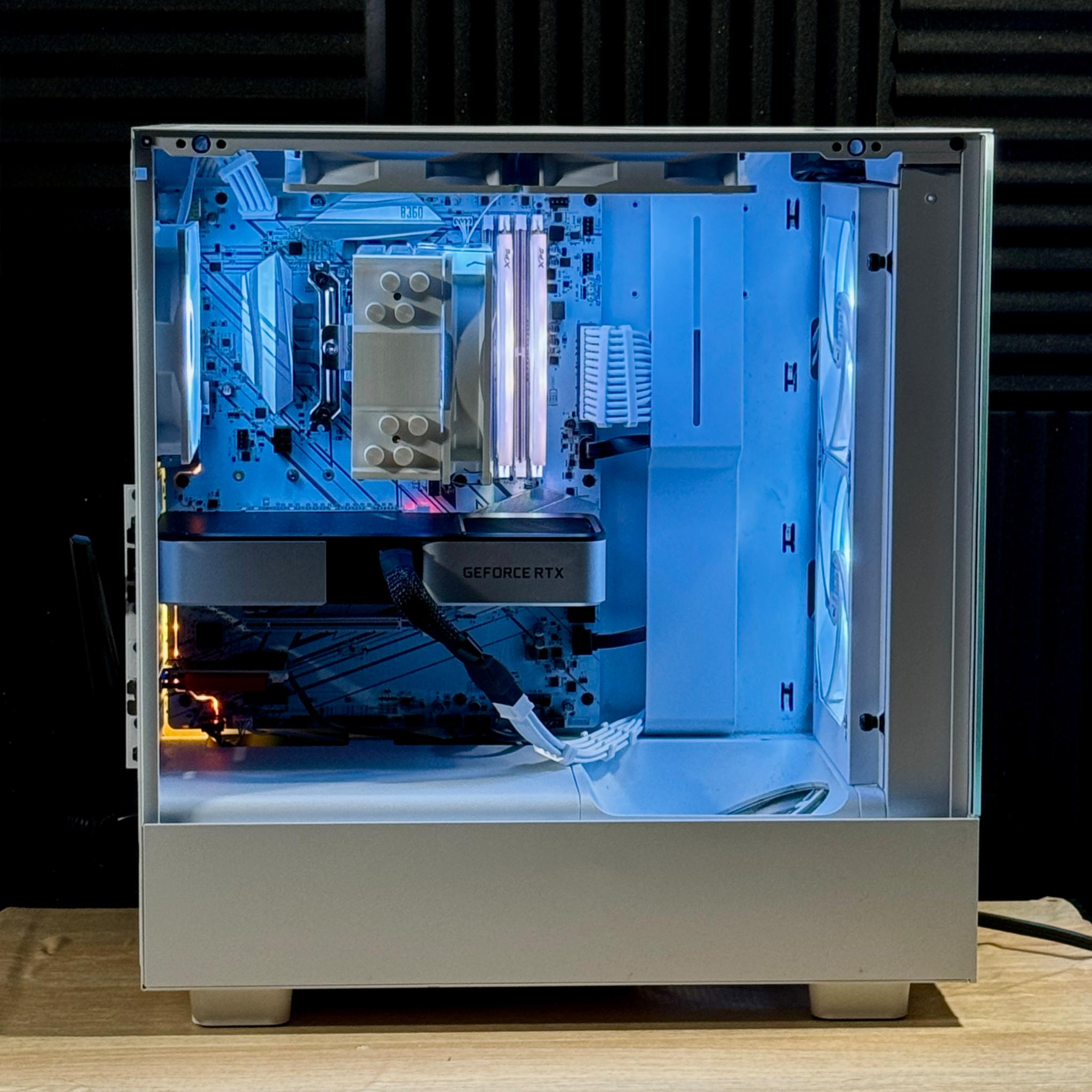 🔥⚪️ RTX 3060Ti | i7 8700K | 16GB DDR4 \ 500GB SSD | WiFi + BT
