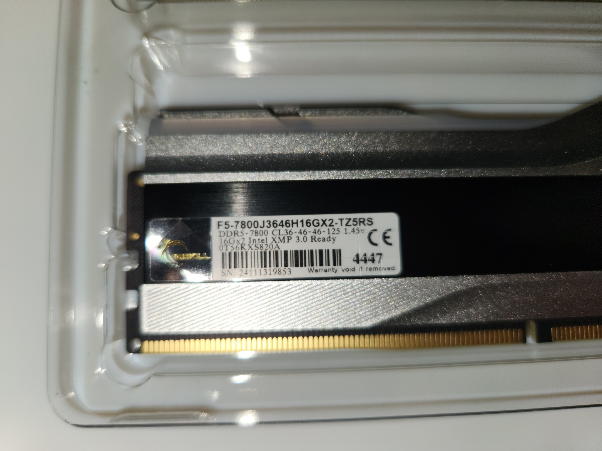 Trident Z5 RGB DDR5 7800mhz 32gb (2x16)